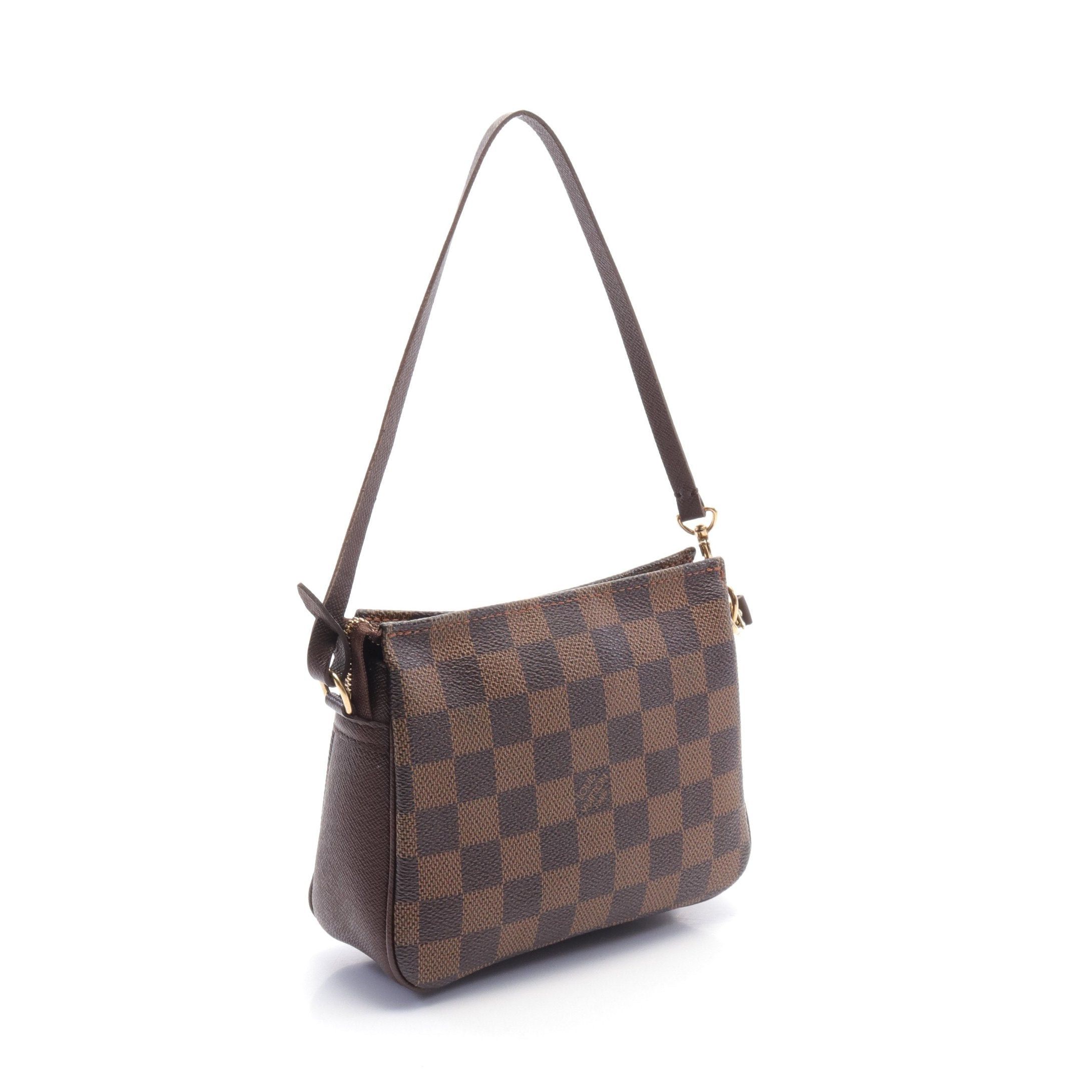 Louis Vuitton Louis Vuitton Truth Makeup Damier Ebene Handbag Leather Brown Size ONE SIZE - 2 Thumbnail