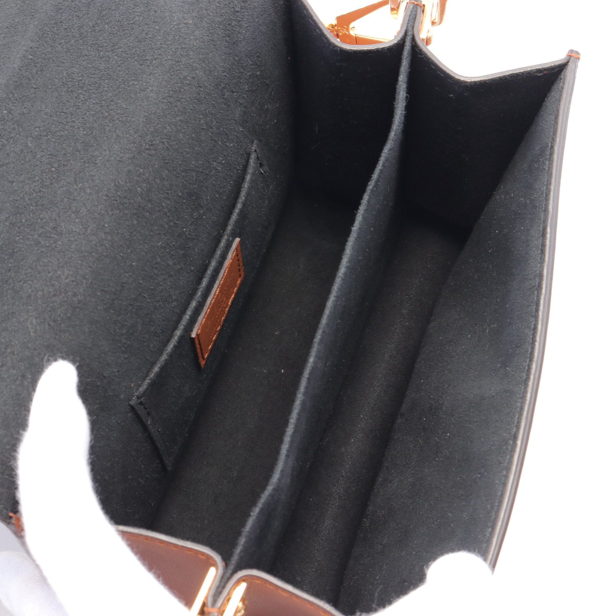 Louis Vuitton Louis Vuitton Dauphine Mini Monogram Reverse Shoulder Bag Leather Brown Beige Size ONE SIZE - 3 Thumbnail