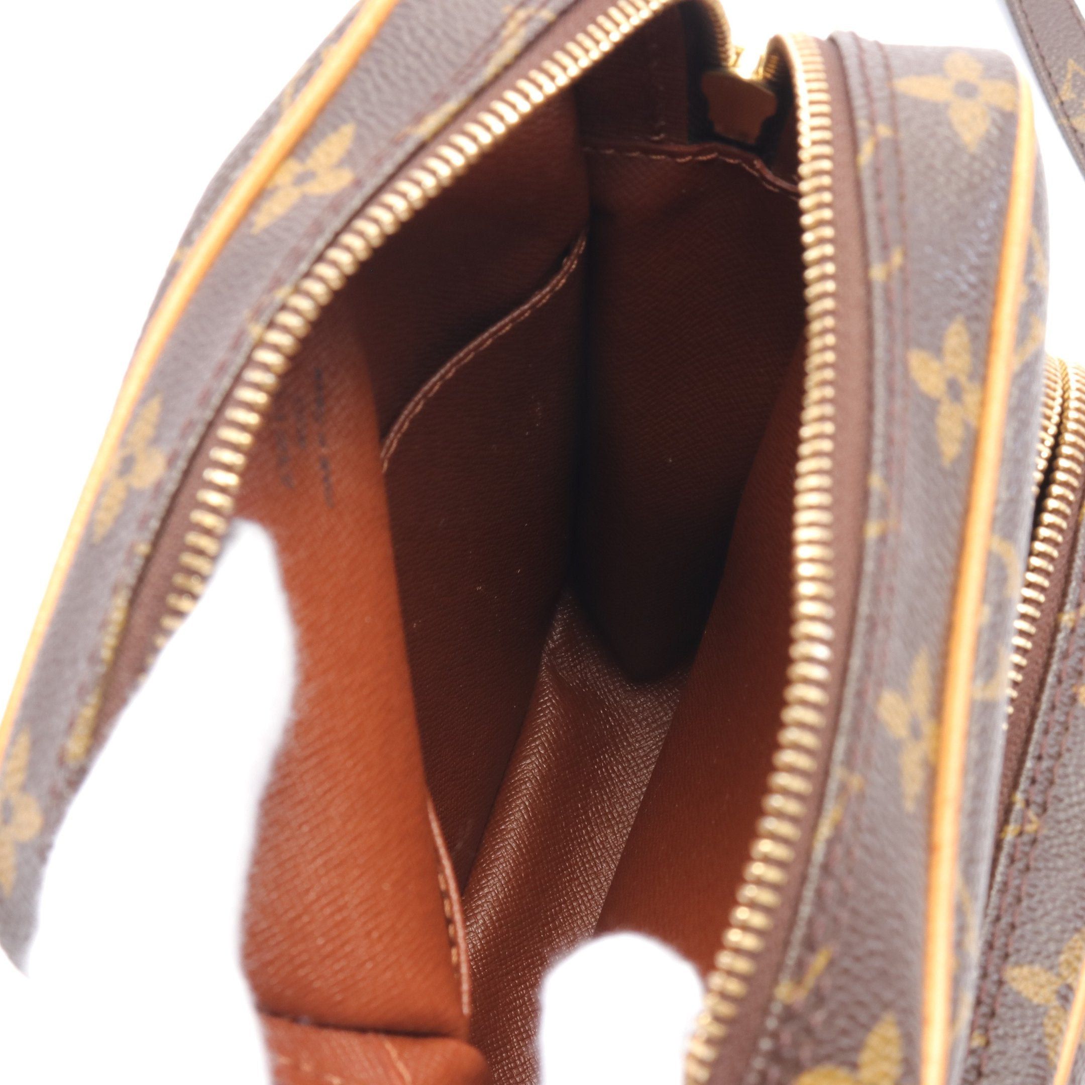 Louis Vuitton Louis Vuitton Amazon Monogram Shoulder Bag Leather Brown Size ONE SIZE - 3 Thumbnail