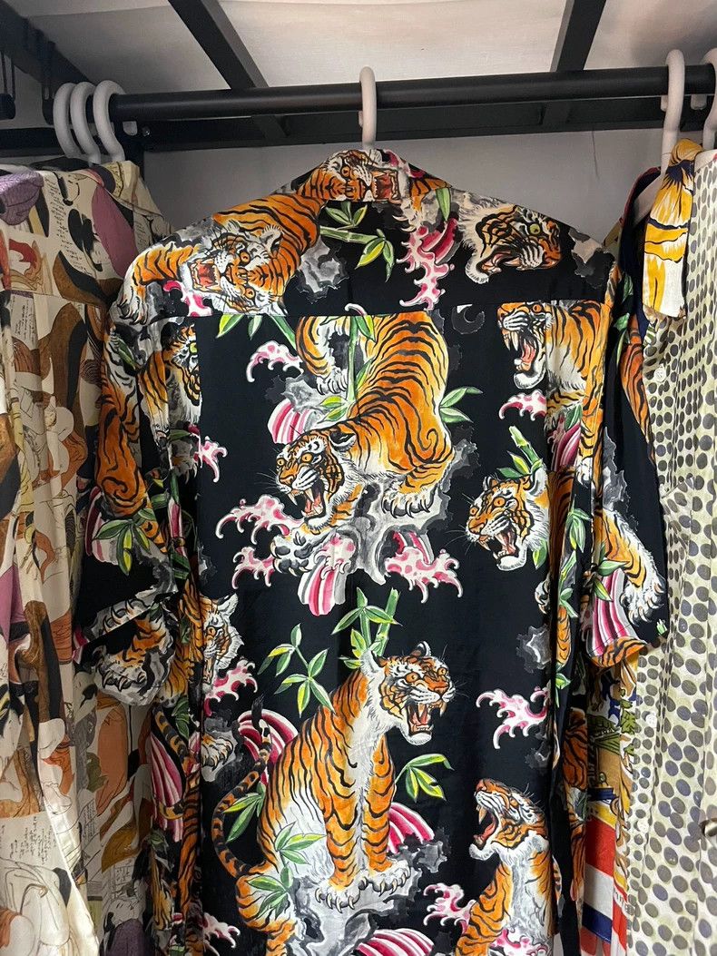 トップス WACK MARIA Tiger Pattern Shirt L235 トップス WACK MARIA Tiger Pattern Shirt L235 Wacko Maria