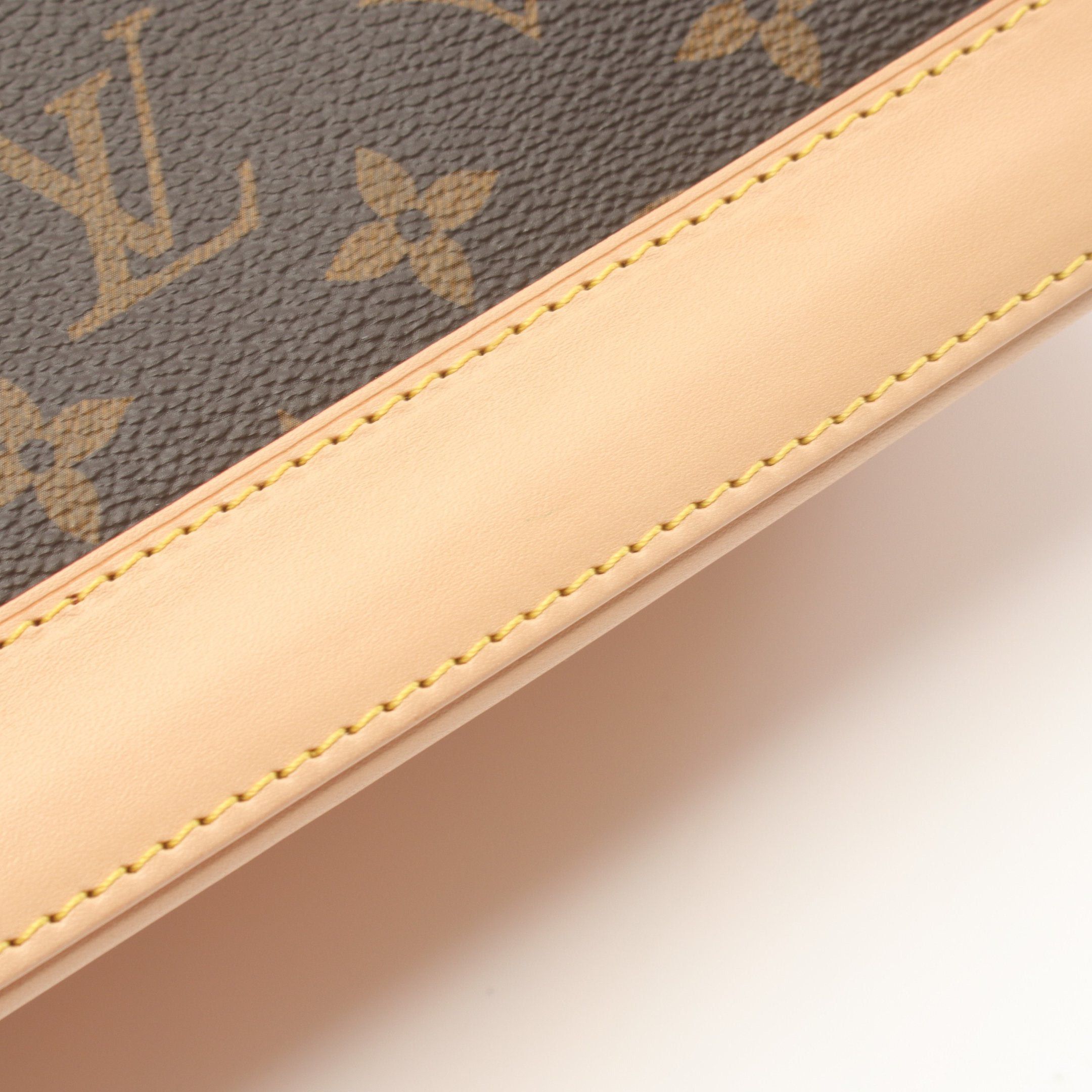 Louis Vuitton Louis Vuitton Alma Bb Monogram Handbag Leather Brown Size ONE SIZE - 6 Thumbnail
