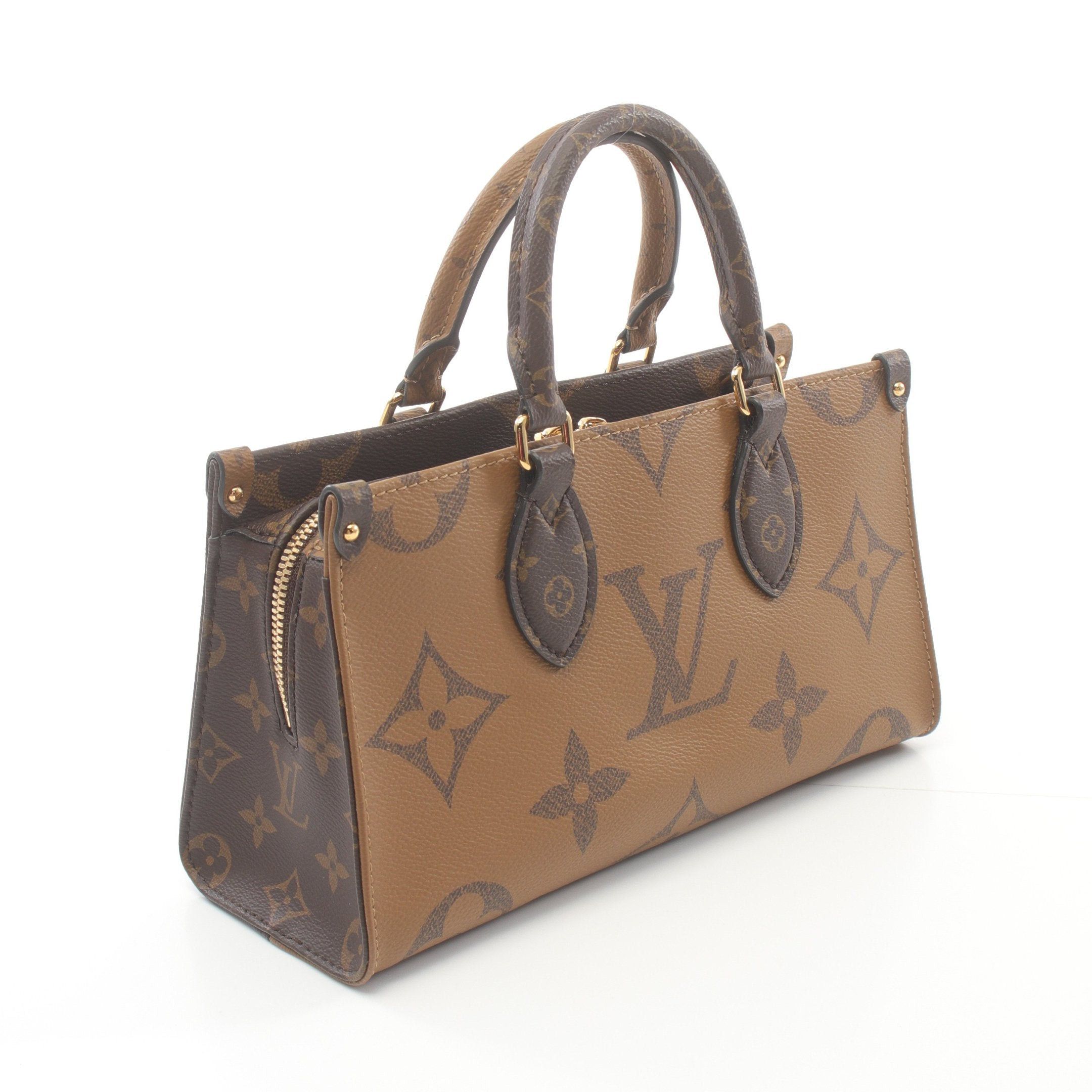 Louis Vuitton Louis Vuitton On-The-Go Ew Monogram Giant Reverse Handbag Brown Light Size ONE SIZE - 2 Thumbnail