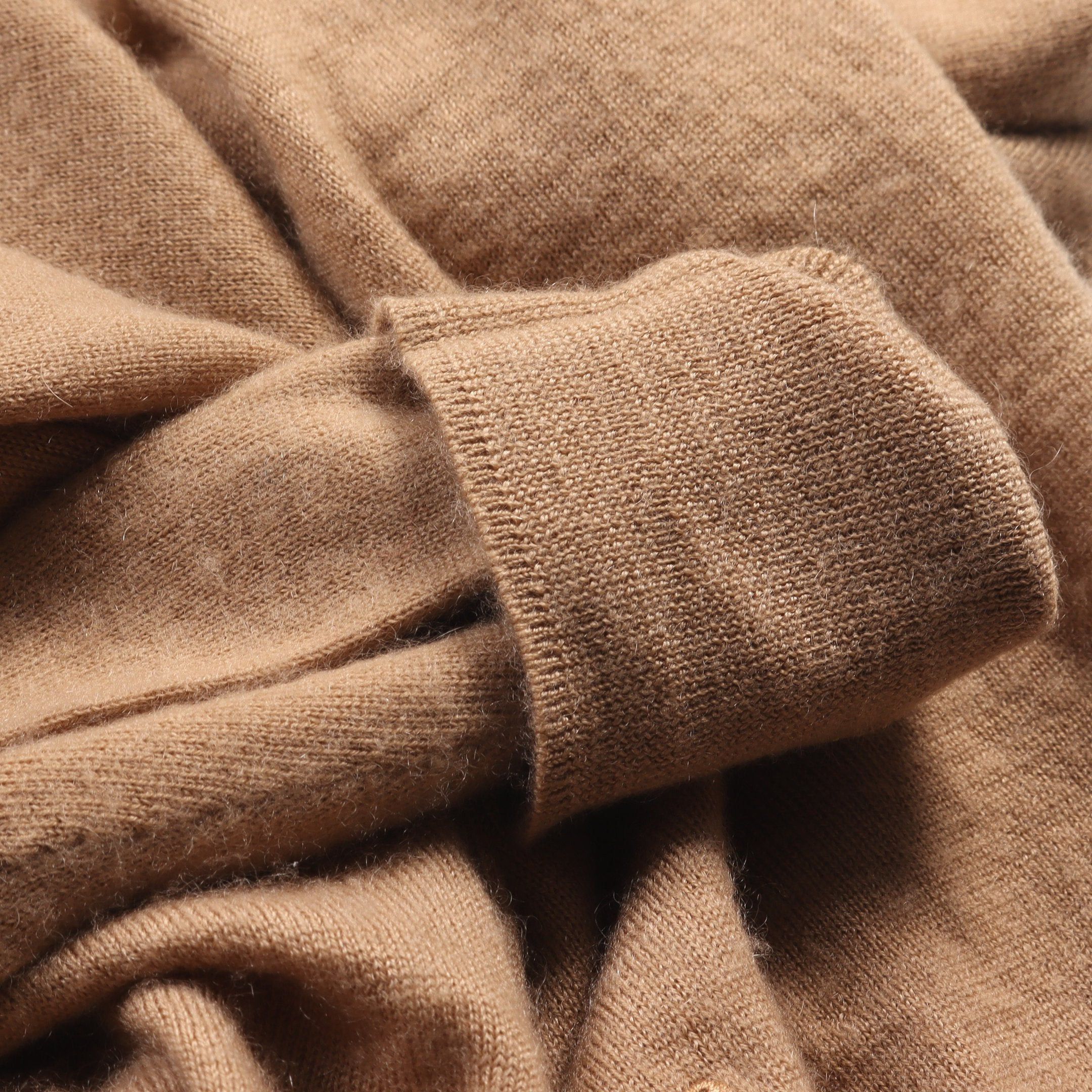 Celine Celine Knit Turtleneck Cashmere Beige Size ONE SIZE - 9 Thumbnail