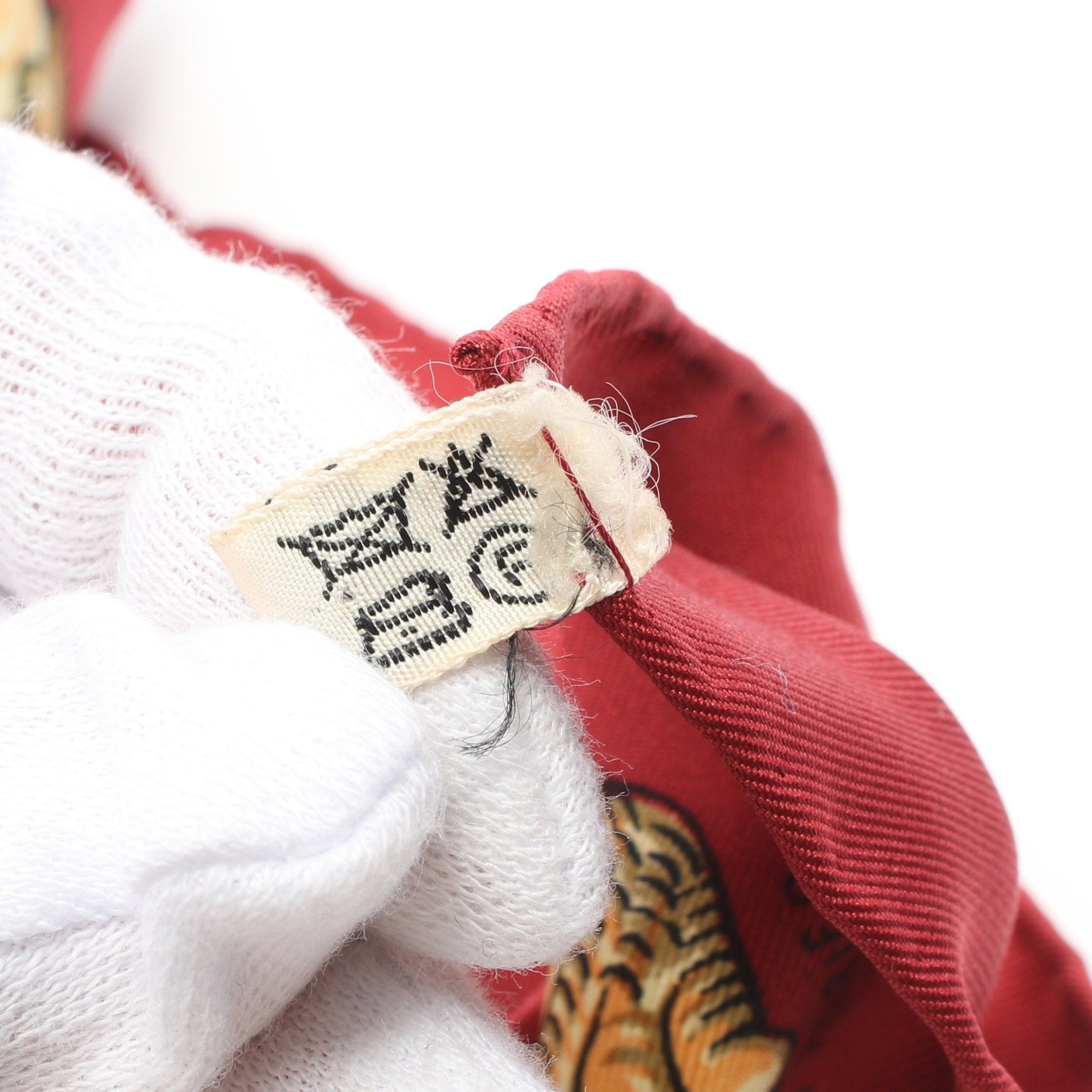 Hermes Hermes Carres 90 Lvdovicvs Magnvs Scarf Silk Bordeaux Multicolor Size ONE SIZE - 3 Thumbnail