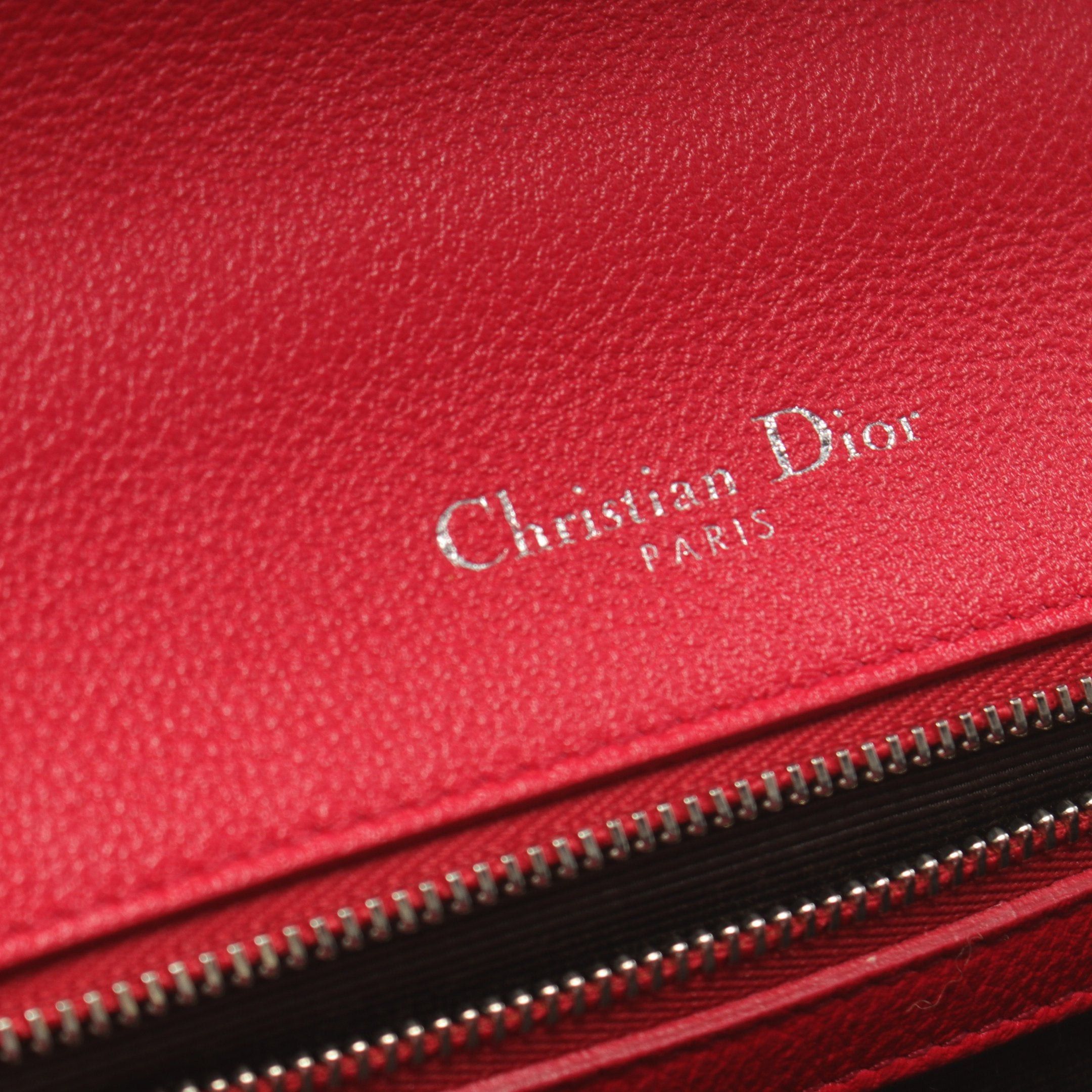 Dior Dior Diorama Chain Shoulder Bag Leather Red Size ONE SIZE - 4 Thumbnail