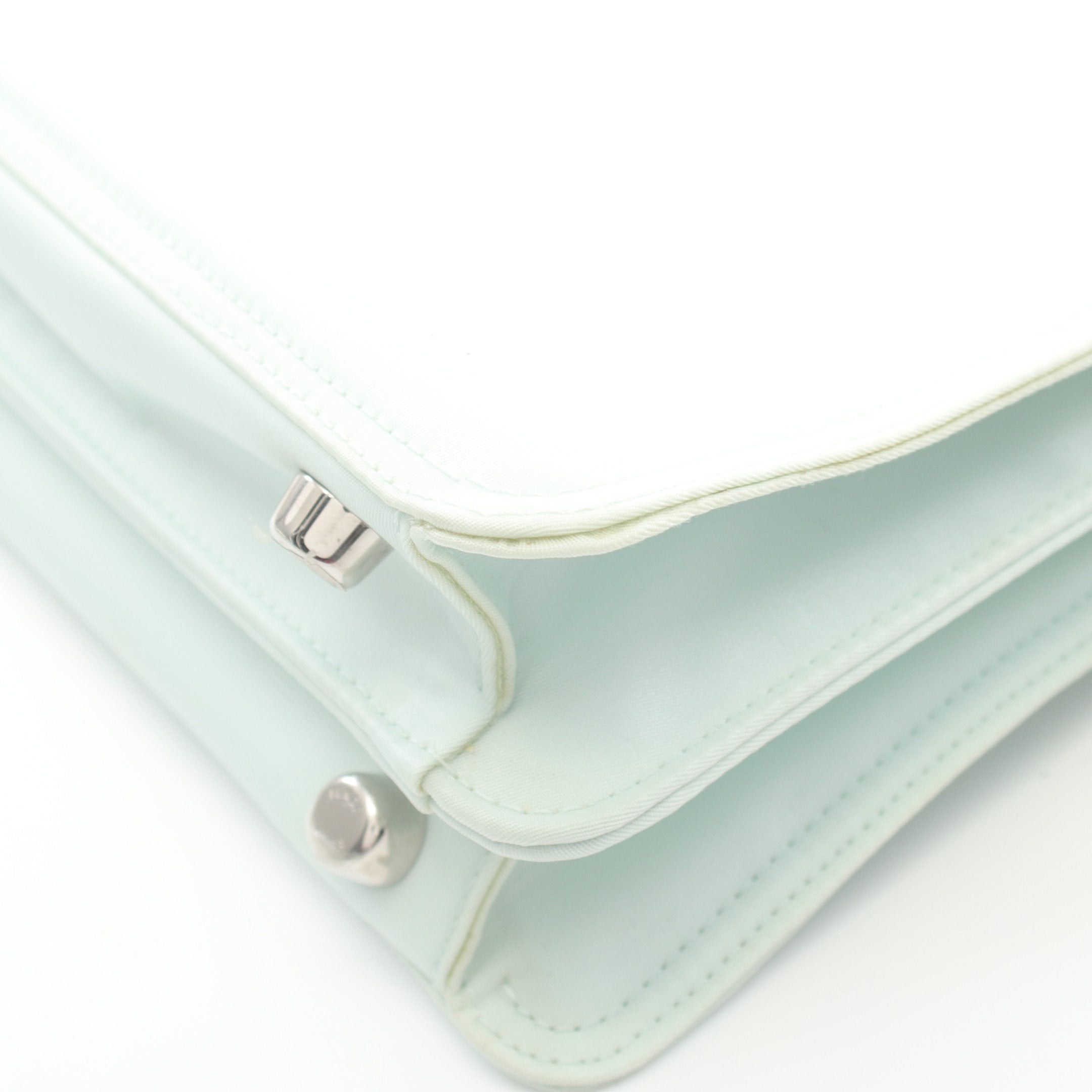 Fendi Fendi Peekaboo Isee U Small Handbag Nylon Light Green Size ONE SIZE - 6 Thumbnail