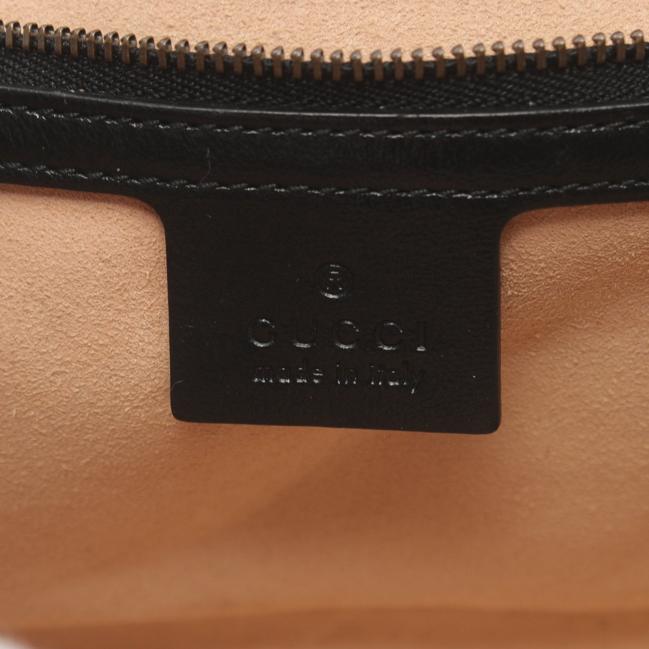 Gucci Gucci Gg Marmont Quilting Small Chain Shoulder Bag Leather Beige Black Red Size ONE SIZE - 4 Thumbnail