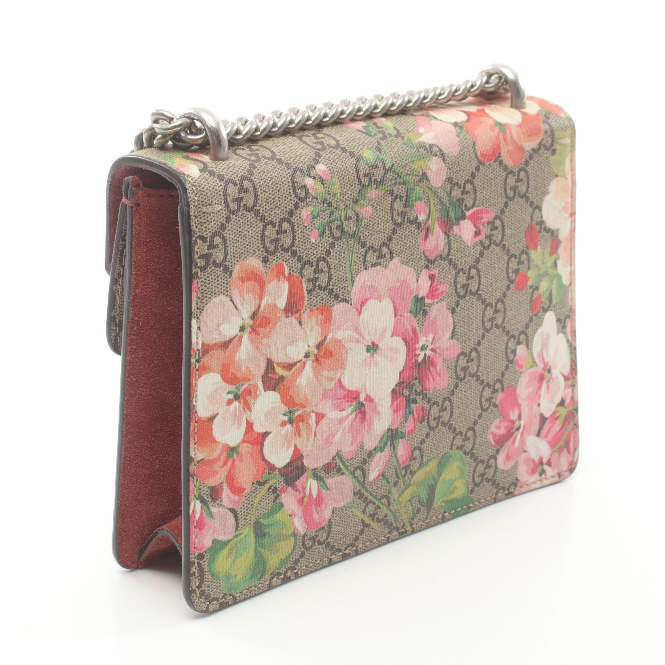 Gucci Gucci Dionysus Gg Blooms Double Chain Shoulder Bag Beige Multicolor Size ONE SIZE - 2 Thumbnail