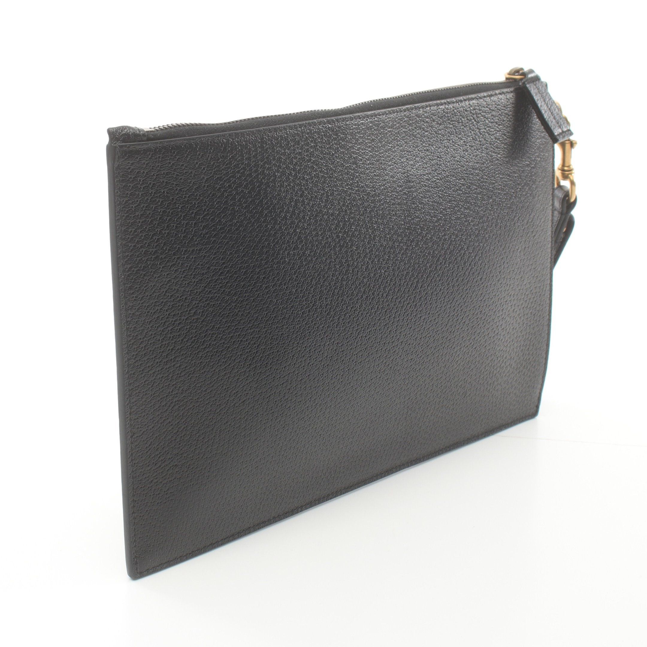 Gucci Gucci Animalier Clutch Bag Leather Black Size ONE SIZE - 2 Thumbnail
