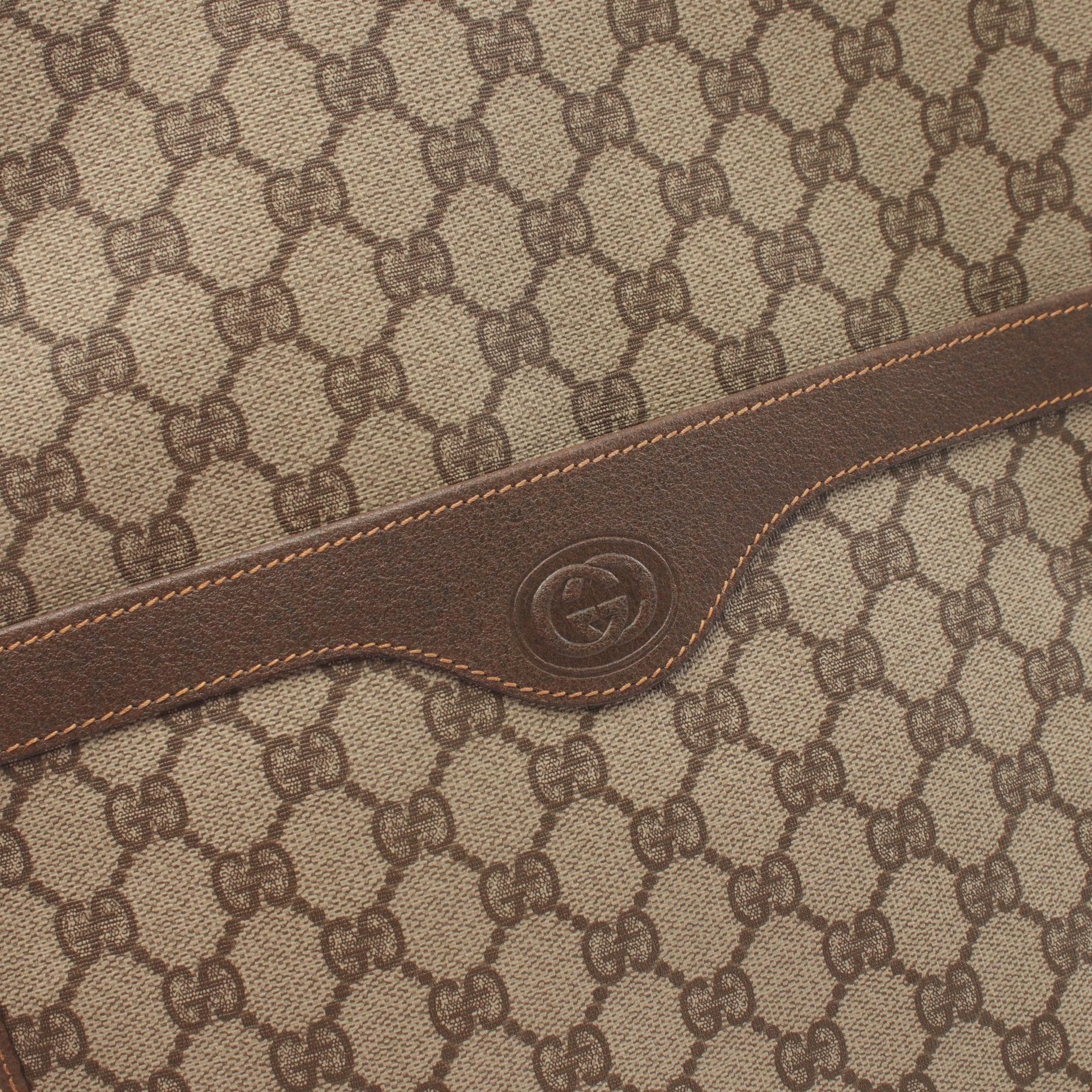 Gucci Gucci Old Gucci Sherry Line Shoulder Bag Tote Leather Beige Multicolor Size ONE SIZE - 9 Thumbnail