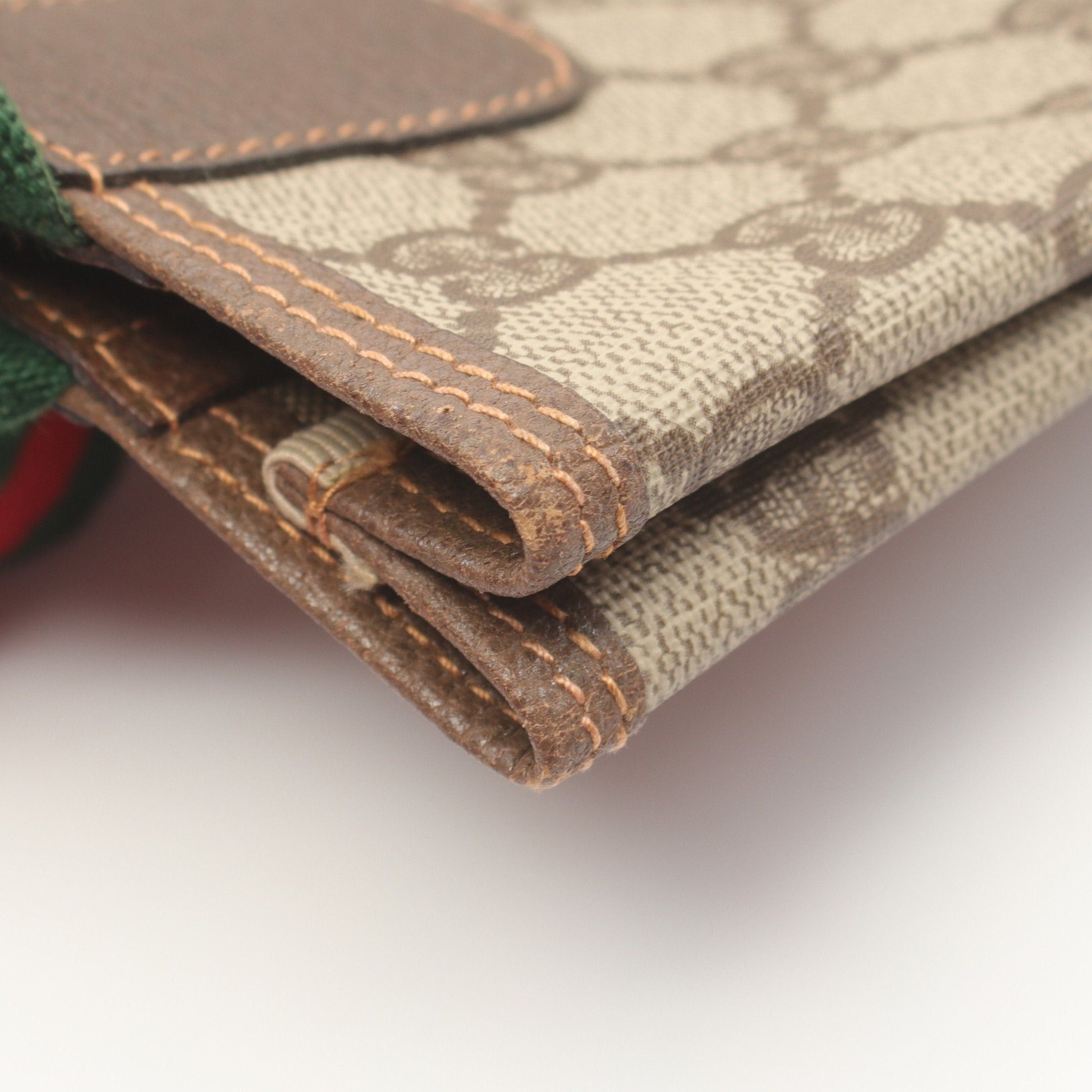 Gucci Gucci Old Gucci Sherry Line Shoulder Bag Tote Leather Beige Multicolor Size ONE SIZE - 6 Thumbnail