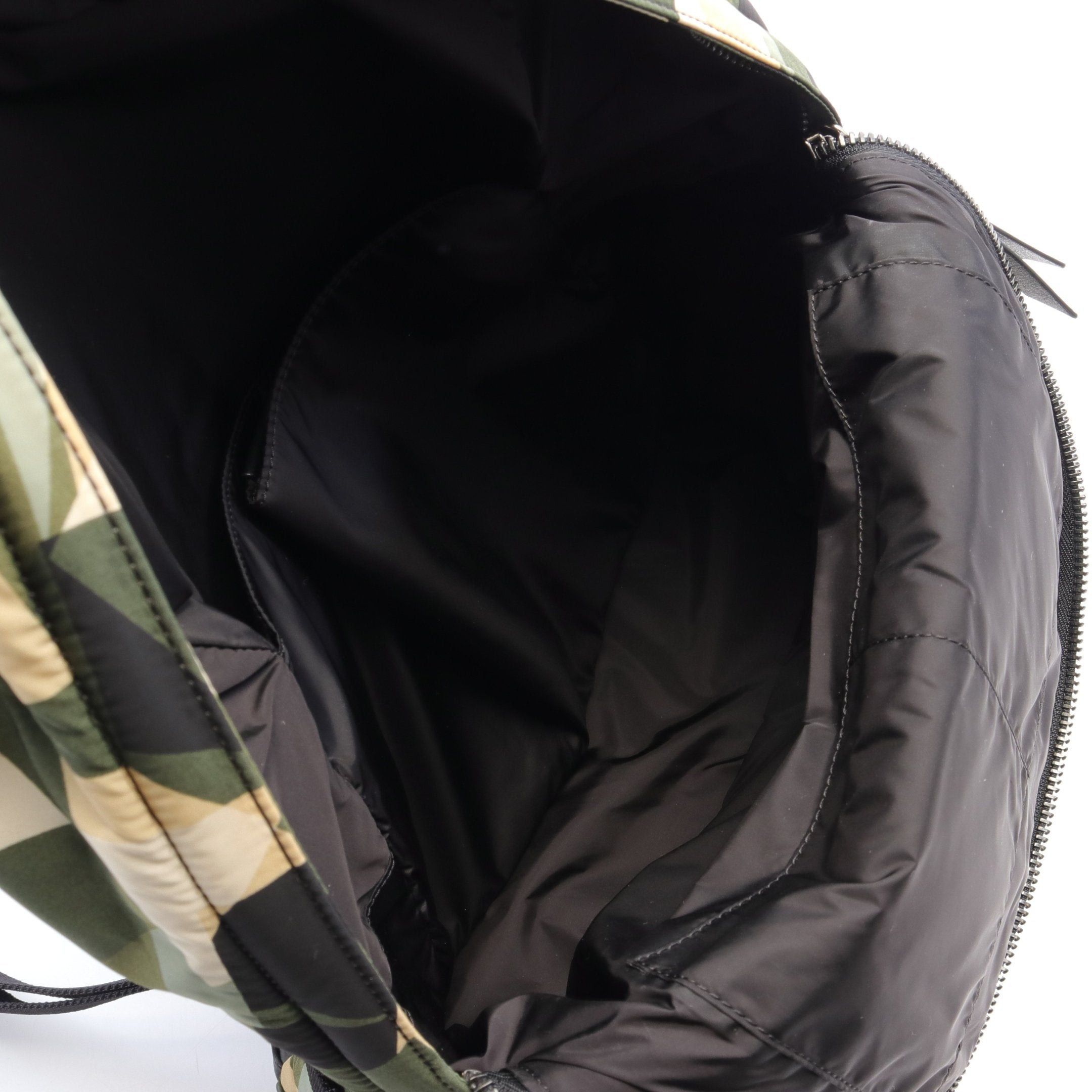 Jimmy Choo Jimmy Choo Backpack Rucksack Nylon Leather Khaki Green Black Multicolor Size ONE SIZE - 3 Thumbnail