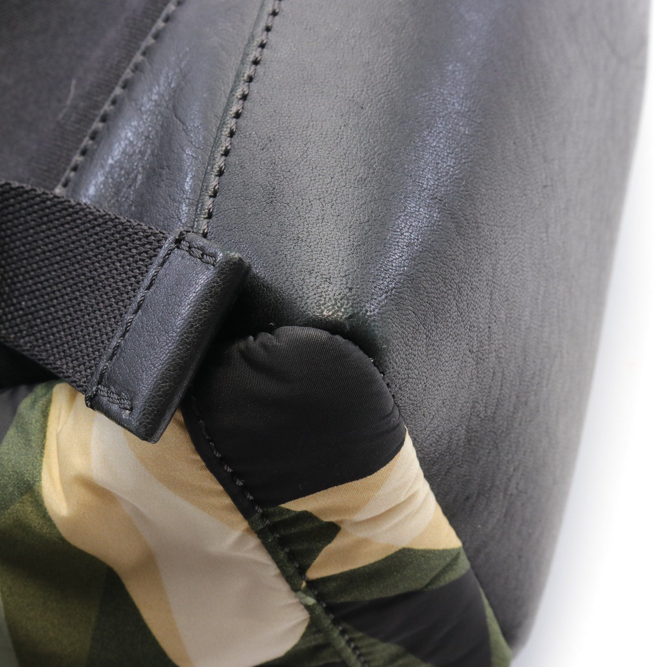Jimmy Choo Jimmy Choo Backpack Rucksack Nylon Leather Khaki Green Black Multicolor Size ONE SIZE - 6 Thumbnail