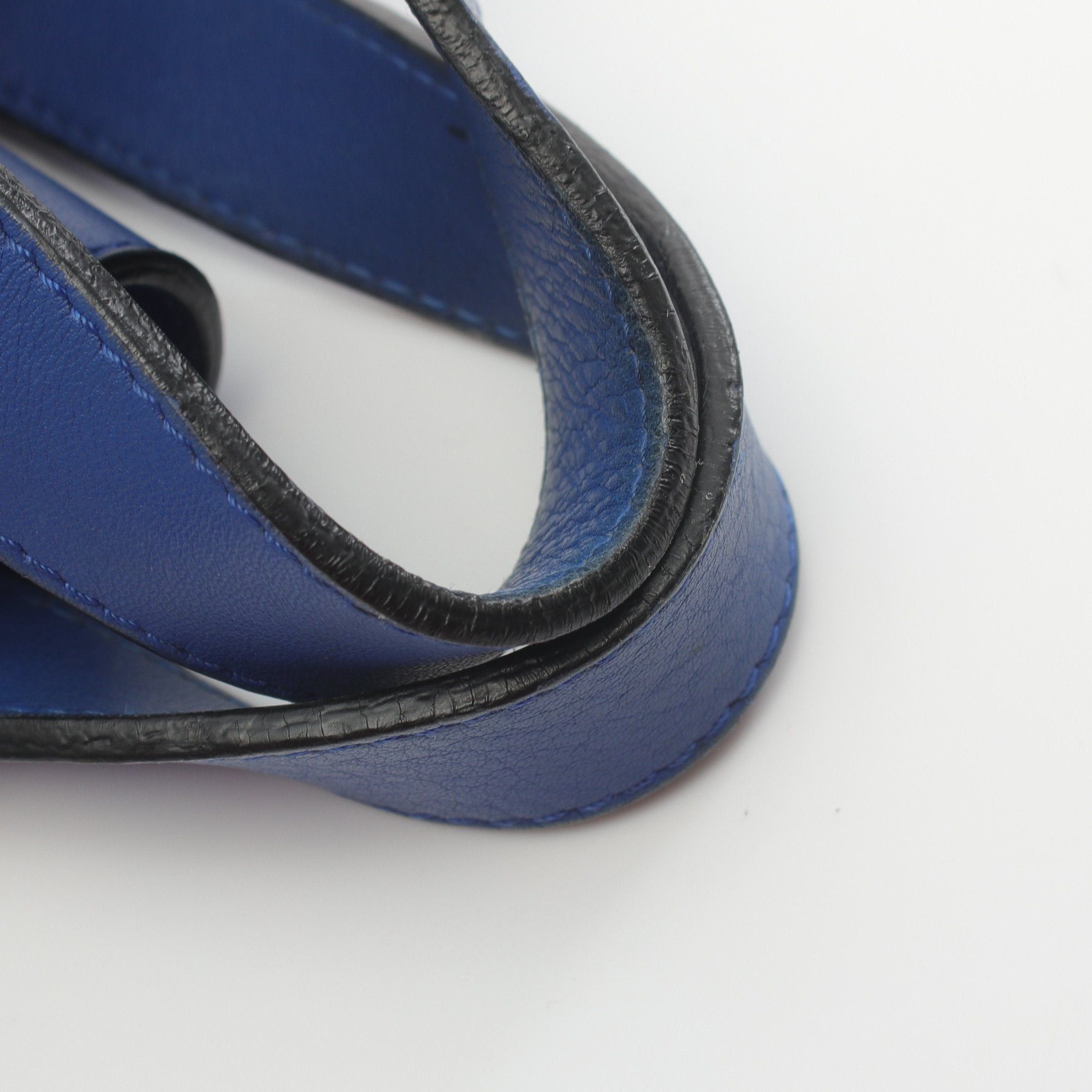 Loewe Loewe Hammock Medium Handbag Leather Blue Size ONE SIZE - 8 Thumbnail