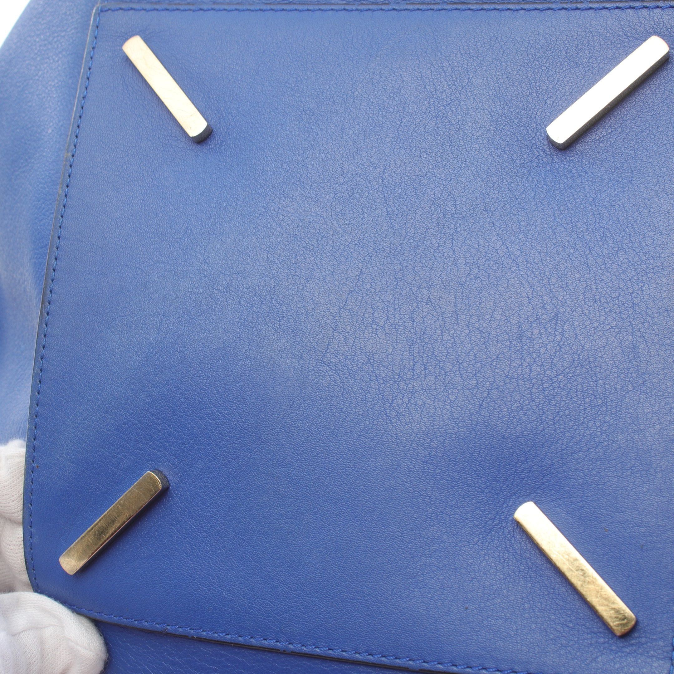 Loewe Loewe Hammock Medium Handbag Leather Blue Size ONE SIZE - 7 Thumbnail