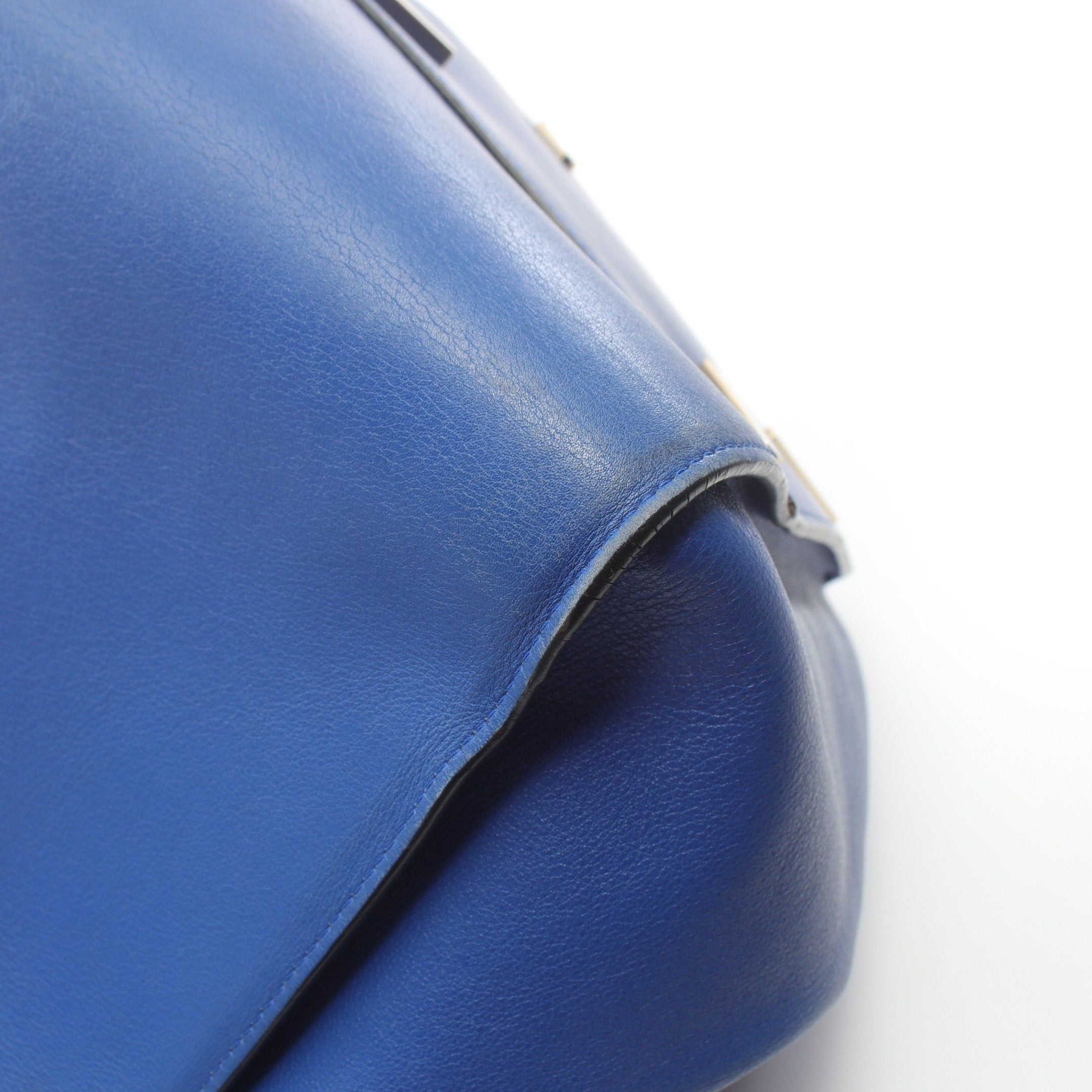 Loewe Loewe Hammock Medium Handbag Leather Blue Size ONE SIZE - 9 Thumbnail