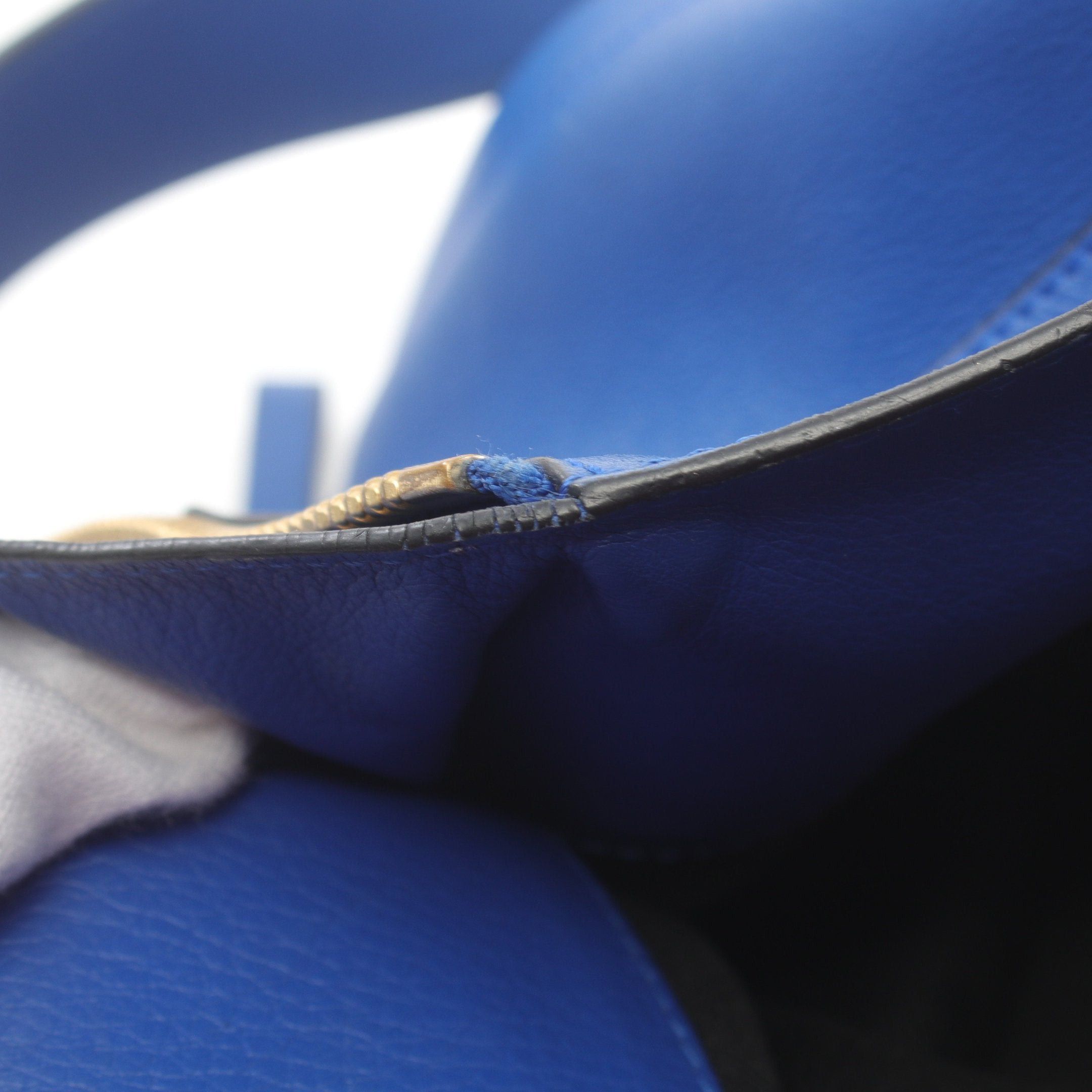Loewe Loewe Hammock Medium Handbag Leather Blue Size ONE SIZE - 5 Thumbnail