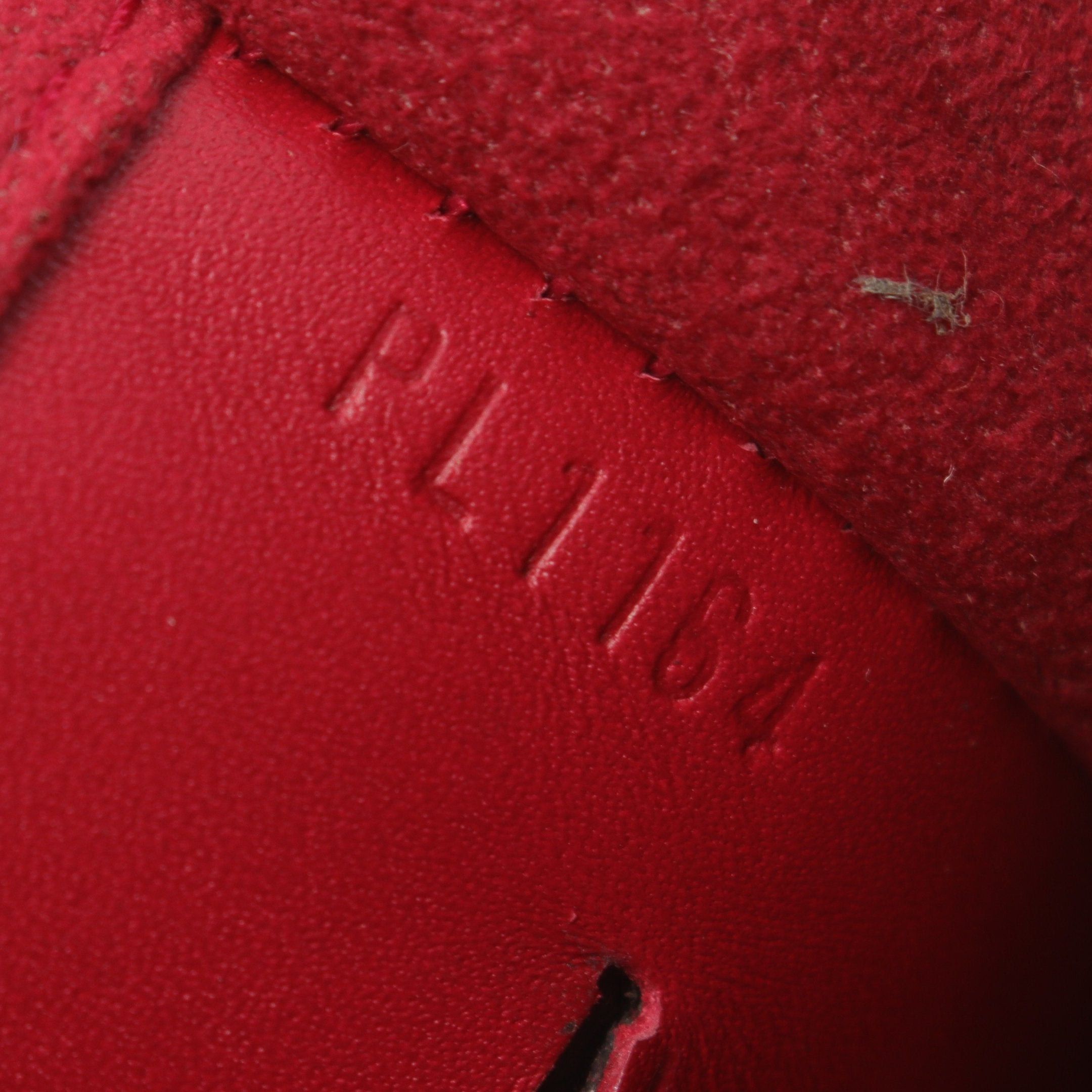 Louis Vuitton Louis Vuitton Pochette Louise Mm Chain Wallet Leather Red Size ONE SIZE - 5 Thumbnail