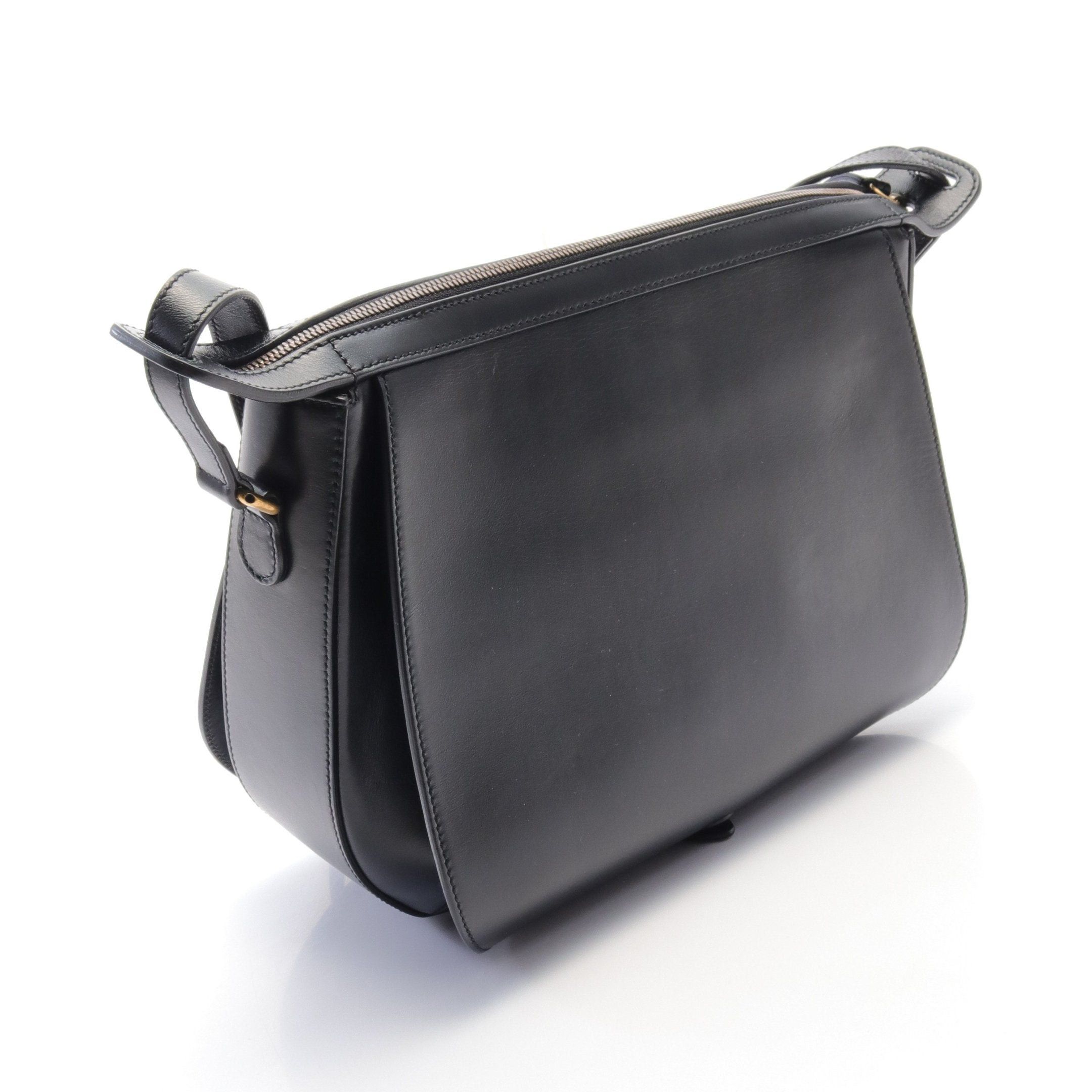 Gucci Gucci Gucci * Mlb La Angels Shoulder Bag Leather Black Size ONE SIZE - 2 Thumbnail