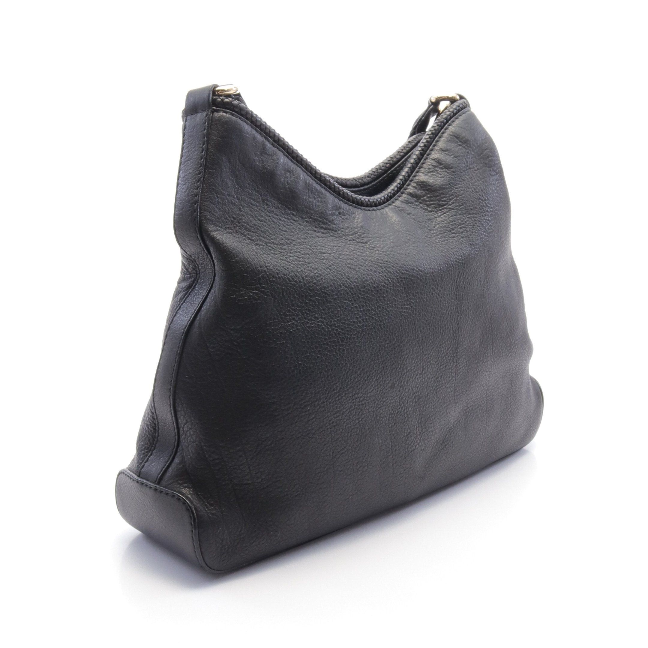 Gucci Gucci Marrakech Shoulder Bag Leather Black Size ONE SIZE - 2 Thumbnail