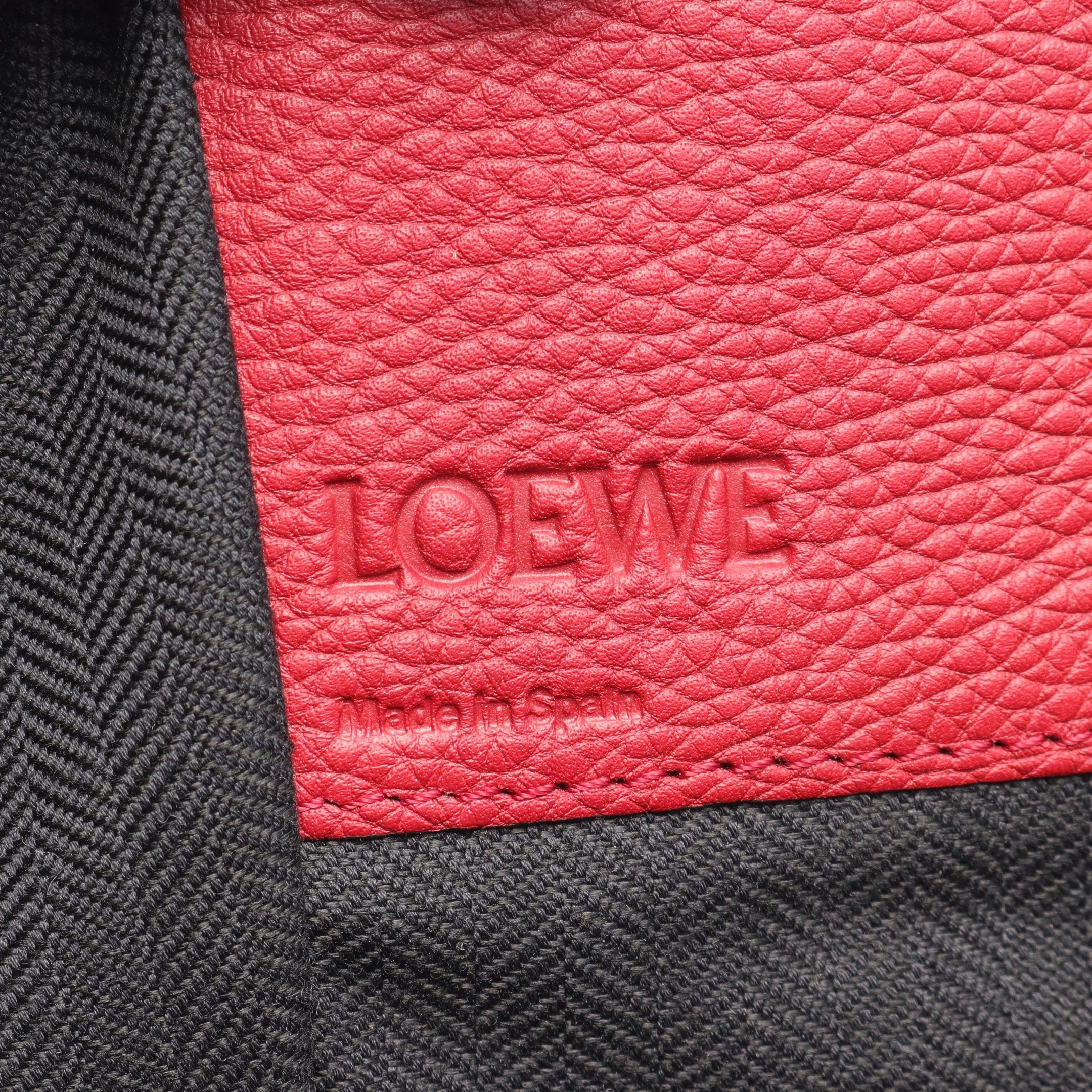 Loewe Loewe Hammock Medium Handbag Leather Red Size ONE SIZE - 4 Thumbnail