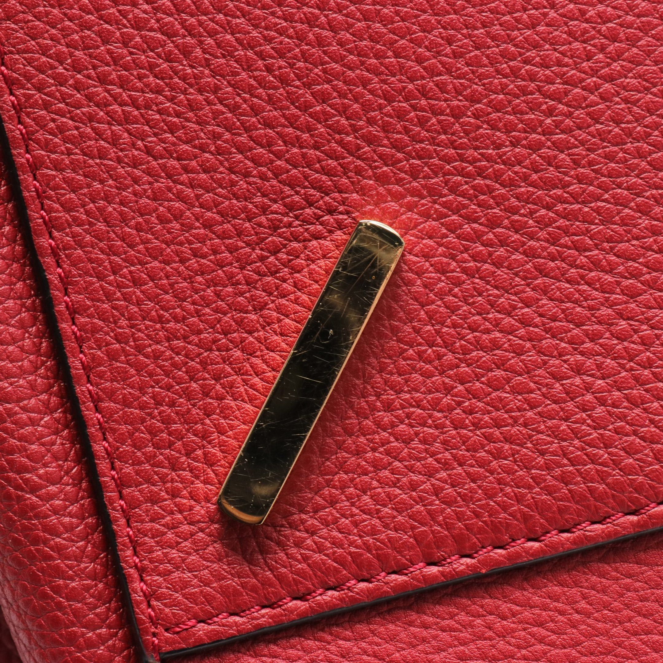 Loewe Loewe Hammock Medium Handbag Leather Red Size ONE SIZE - 7 Thumbnail