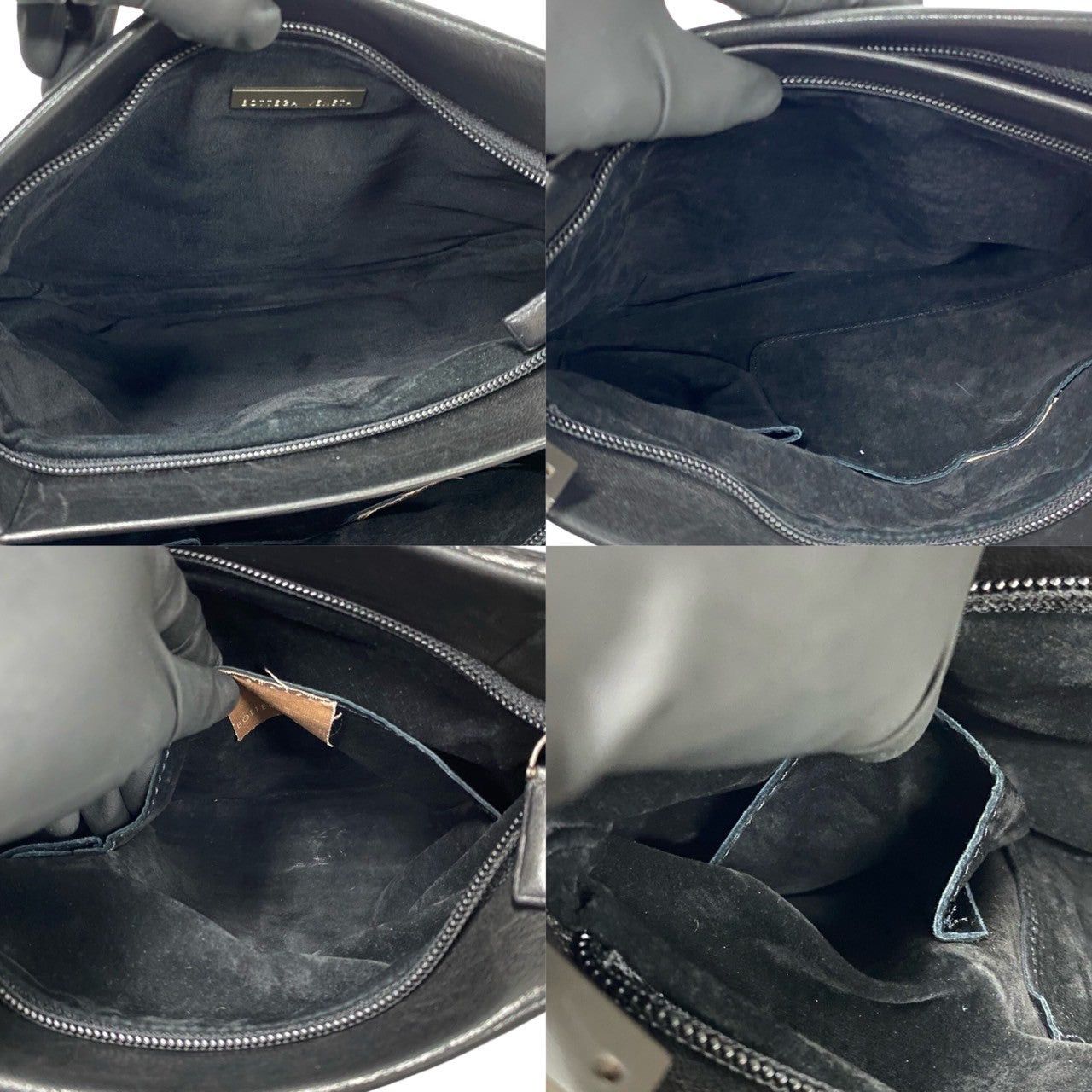 Bottega Veneta Bottega Veneta Shoulder Bag Black Leather Size ONE SIZE - 8 Thumbnail