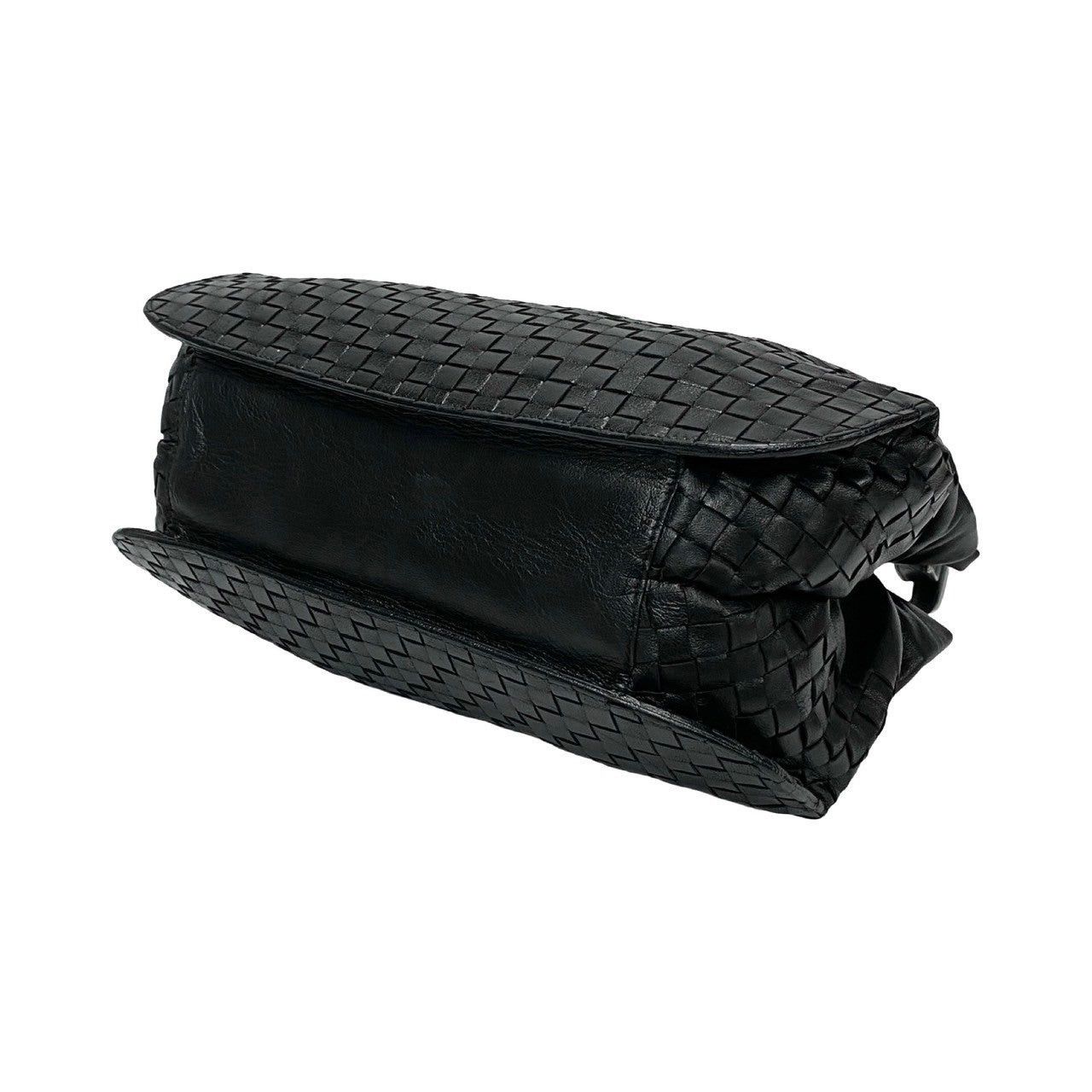 Bottega Veneta Bottega Veneta Shoulder Bag Black Leather Size ONE SIZE - 6 Thumbnail
