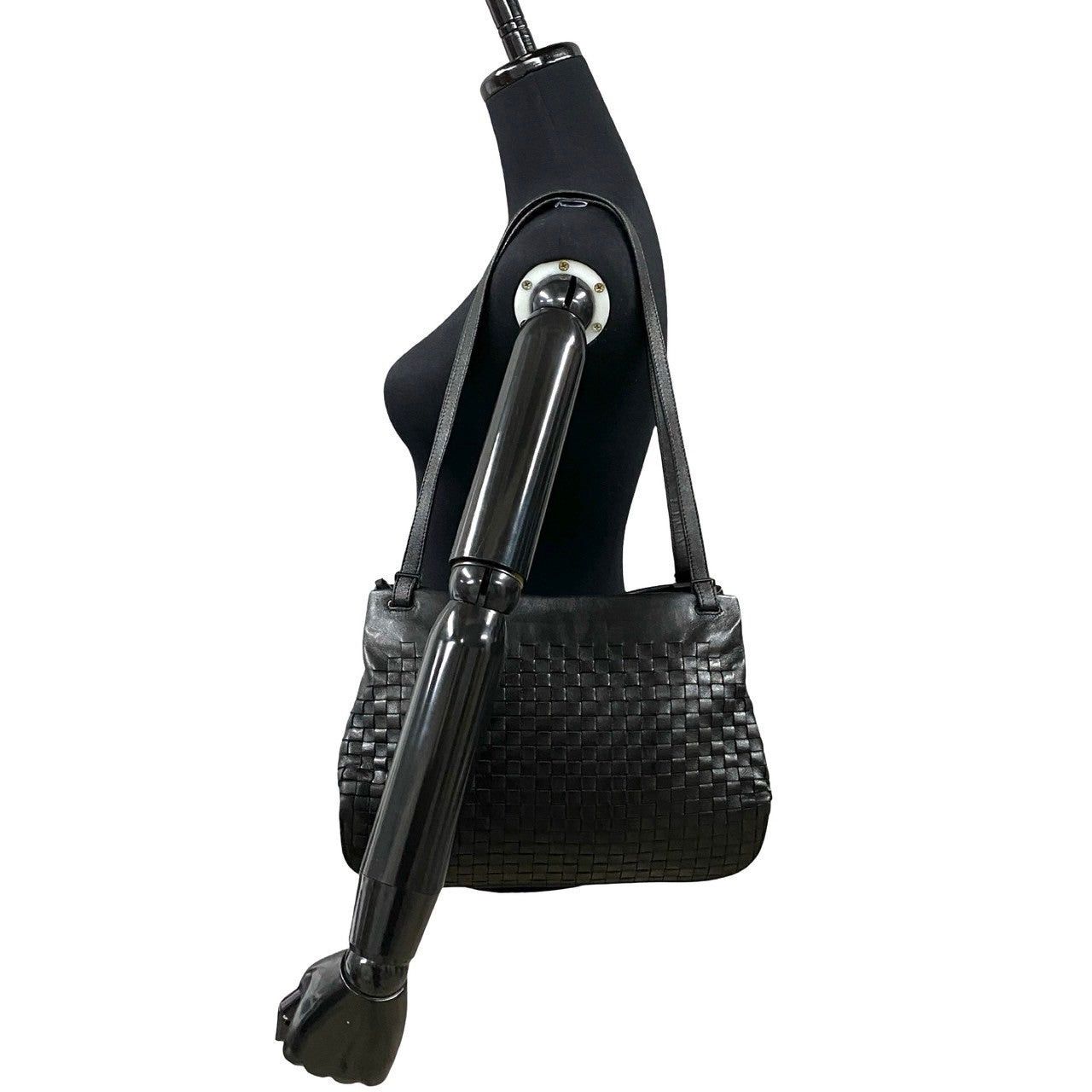 Bottega Veneta Bottega Veneta Shoulder Bag Black Leather Size ONE SIZE - 2 Thumbnail