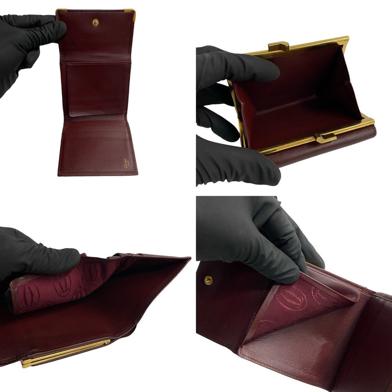 Cartier Cartier Wallets & Case Red Leather Size ONE SIZE - 6 Thumbnail