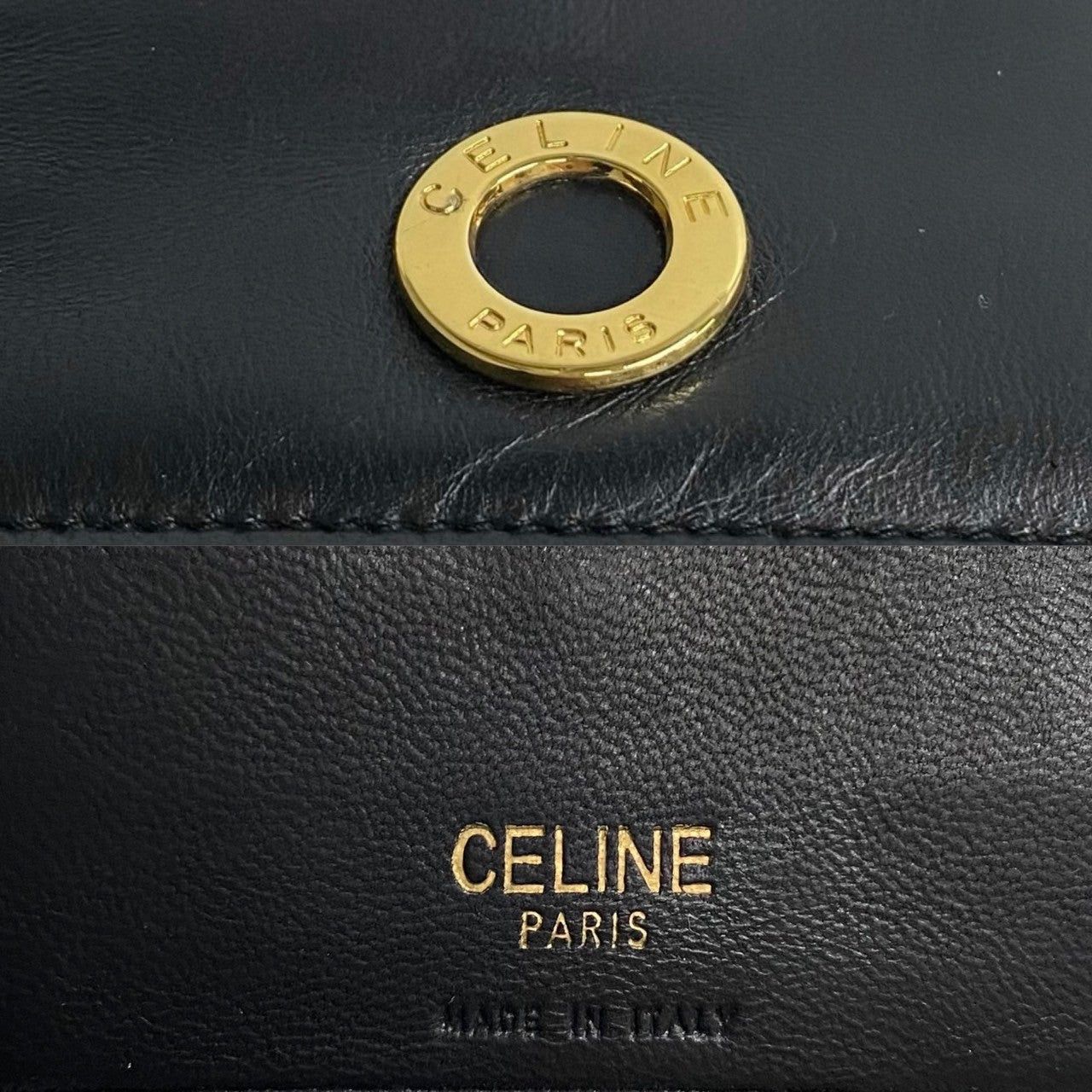Celine Celine Wallet Black Leather Size ONE SIZE - 2 Thumbnail