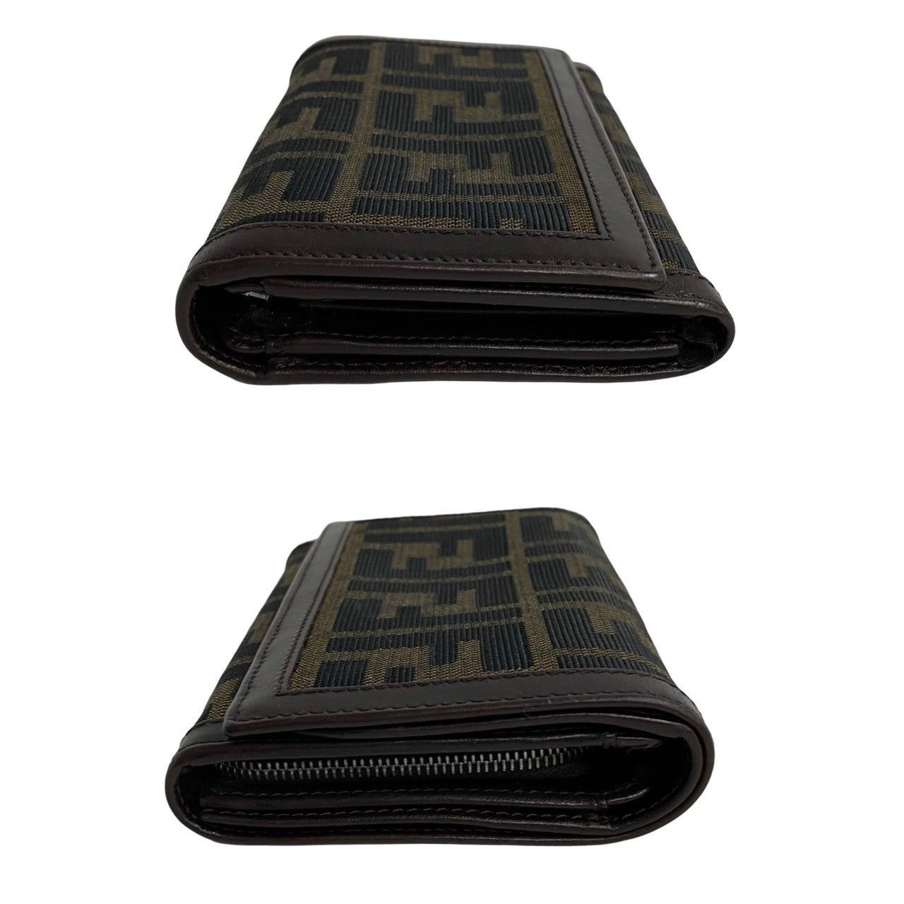 Fendi Fendi Wallet Khaki Canvas Size ONE SIZE - 4 Thumbnail