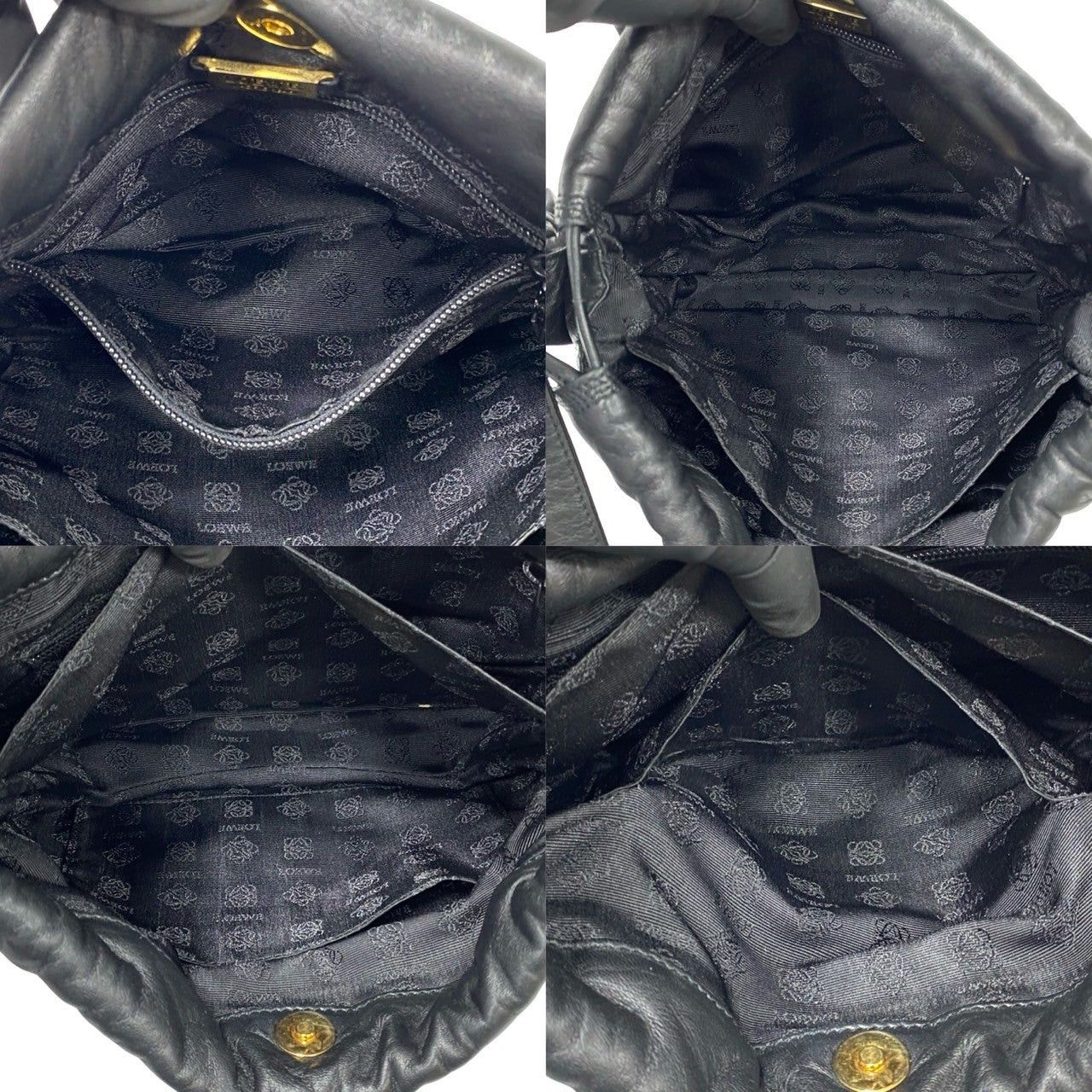 Loewe Loewe Shoulder Bag Black Leather Size ONE SIZE - 8 Thumbnail