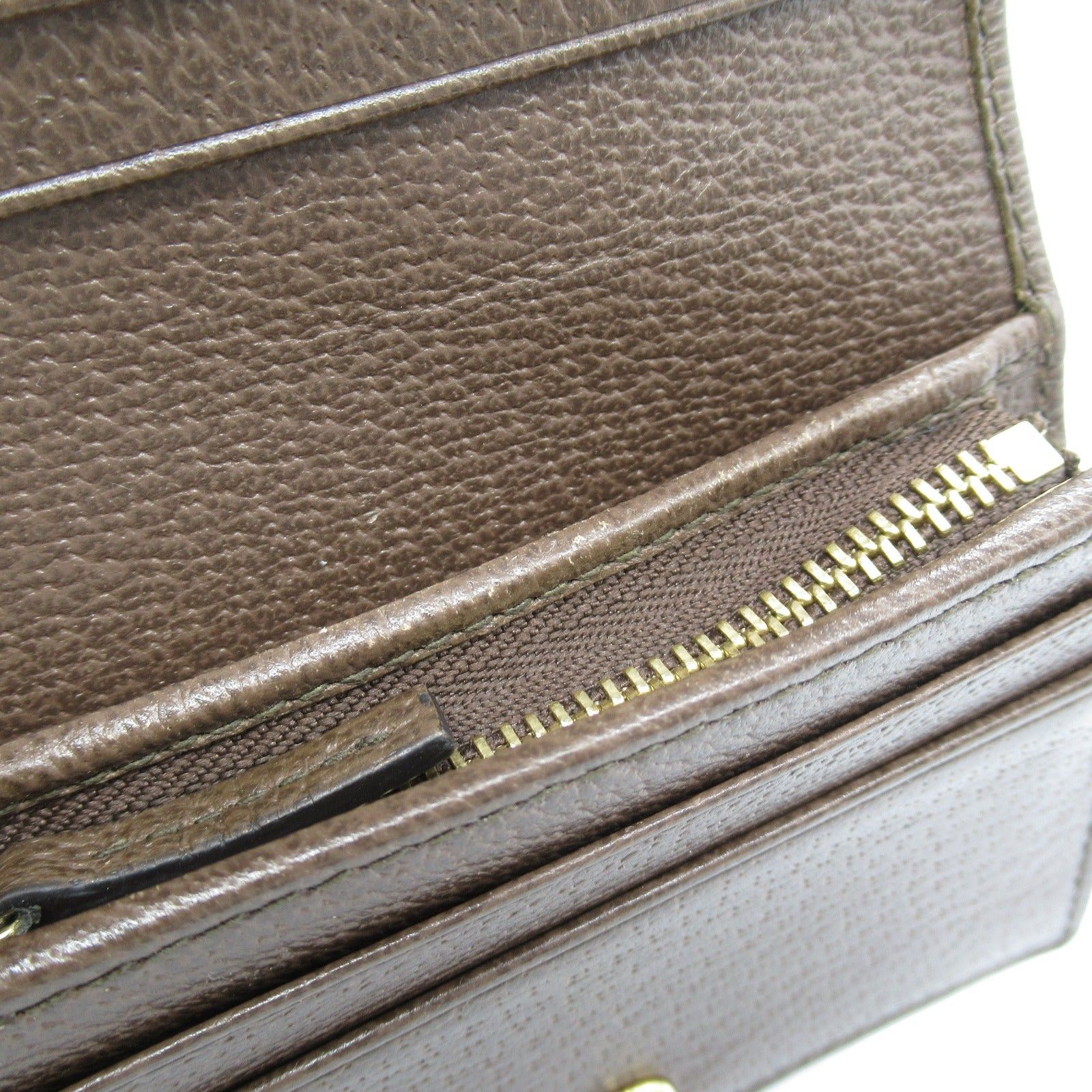 Gucci Gucci Double G Bi-Fold Wallet Coated Canvas Leather Beige Size ONE SIZE - 6 Thumbnail