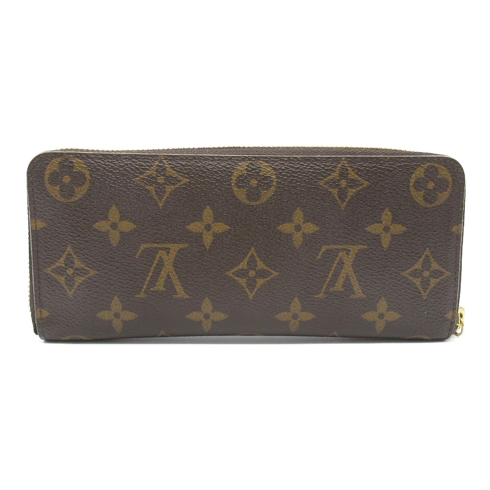 Louis Vuitton Louis Vuitton Portefeuille Clemence Round Long Wallet Zipper Coated Canvas Monogram Brown Rose Ballerine Size ONE SIZE - 2 Thumbnail