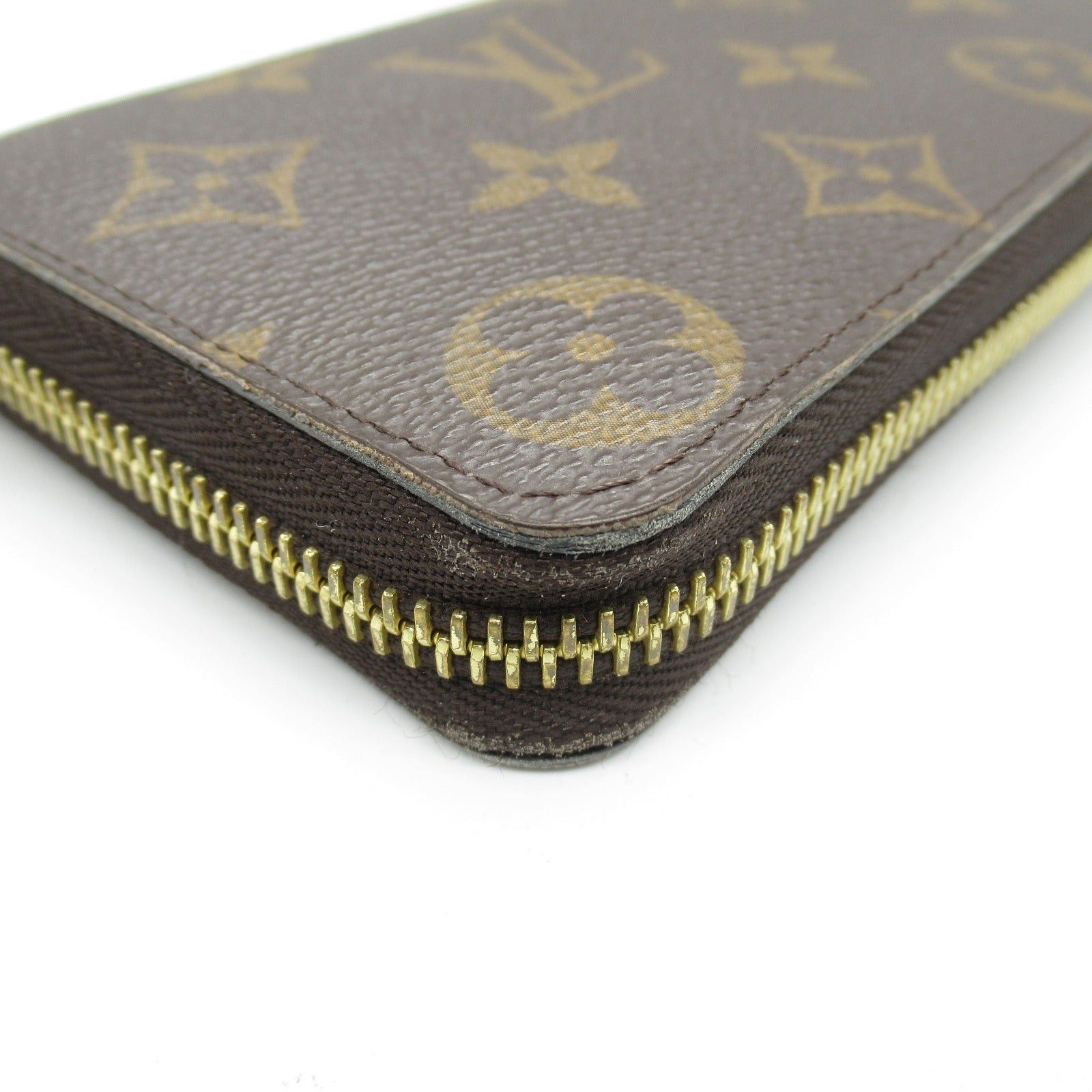 Louis Vuitton Louis Vuitton Portefeuille Clemence Round Long Wallet Zipper Coated Canvas Monogram Brown Rose Ballerine Size ONE SIZE - 9 Thumbnail
