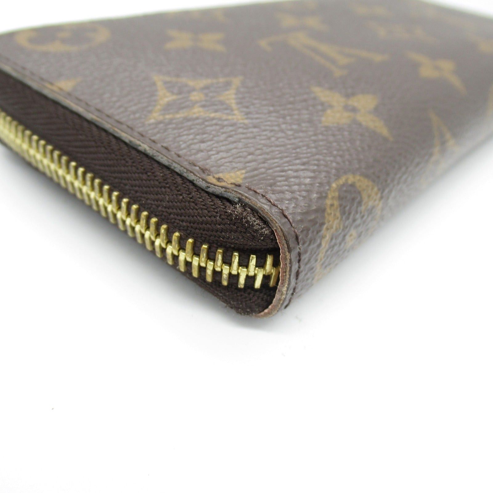 Louis Vuitton Louis Vuitton Portefeuille Clemence Round Long Wallet Zipper Coated Canvas Monogram Brown Rose Ballerine Size ONE SIZE - 11 Thumbnail