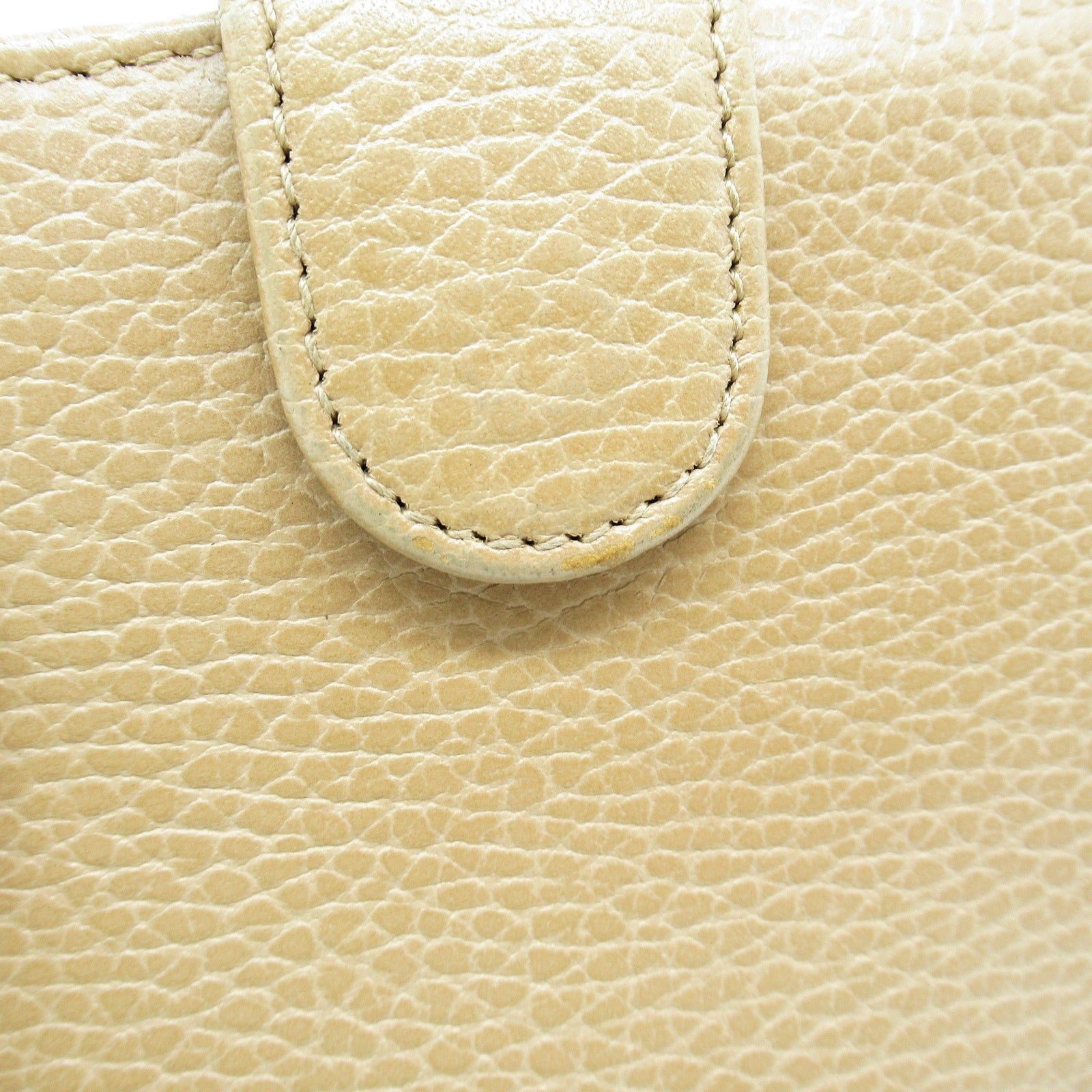 Gucci Gucci Interlocking G Double Hook Wallet Leather Beige Size ONE SIZE - 9 Thumbnail