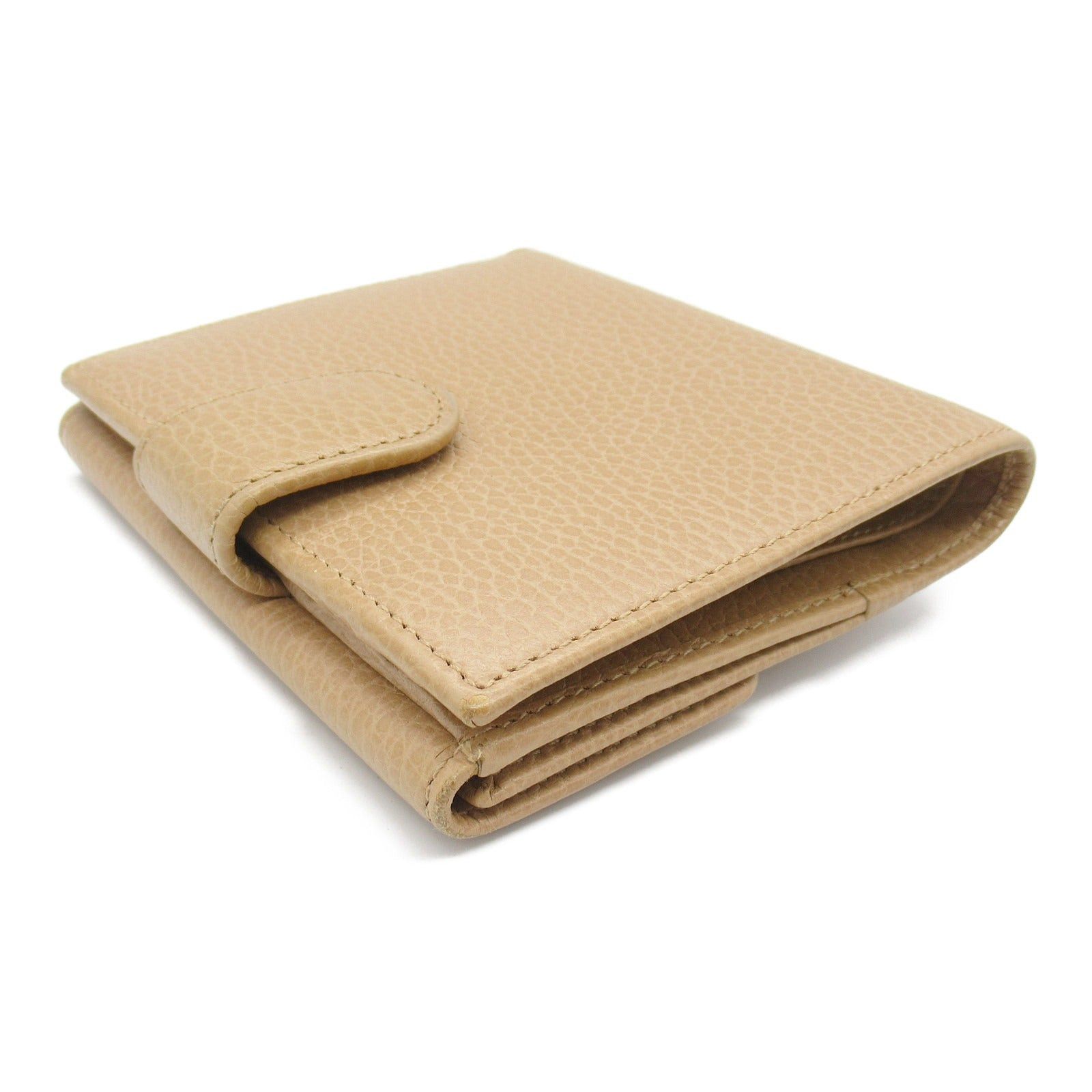 Gucci Gucci Interlocking G Double Hook Wallet Leather Beige Size ONE SIZE - 4 Thumbnail