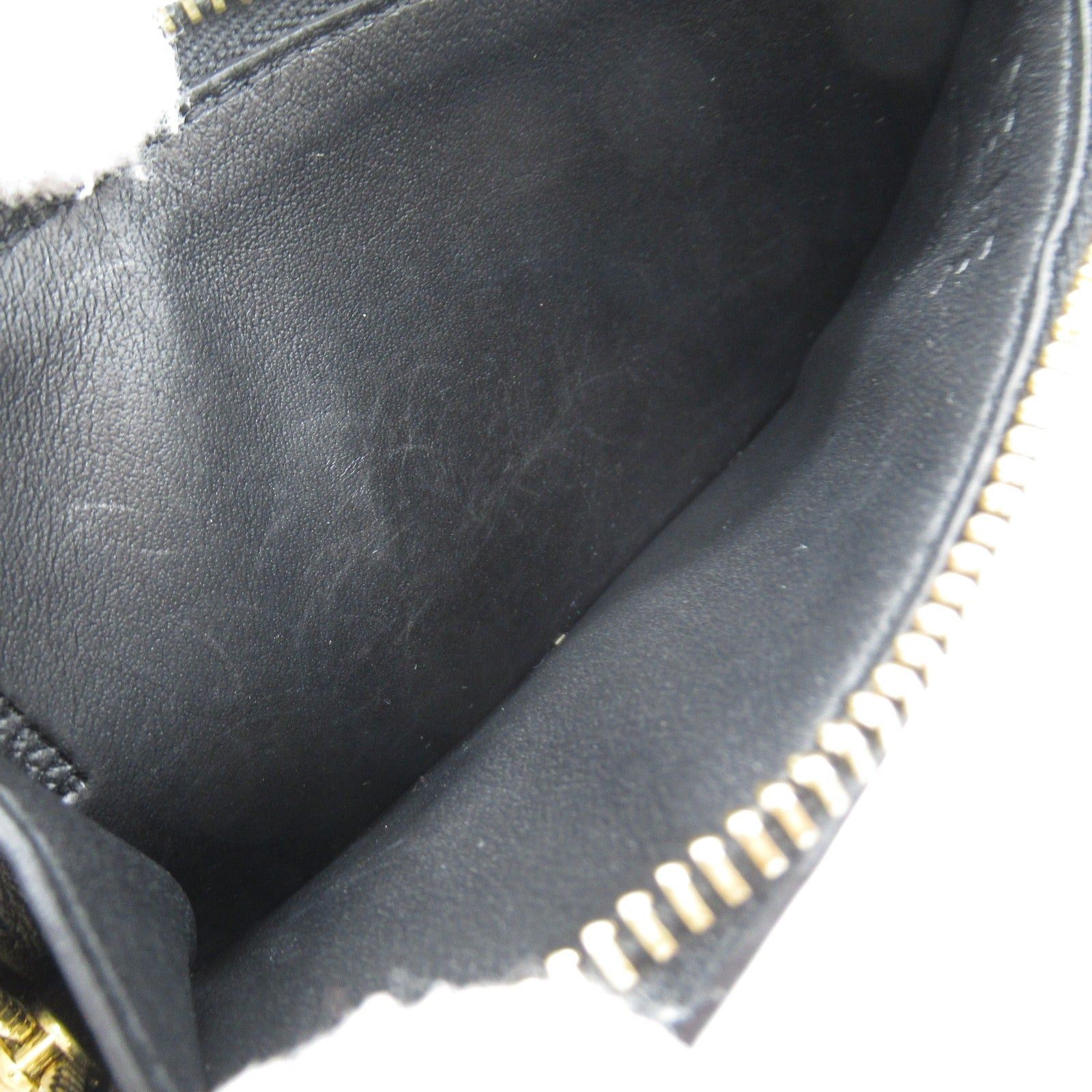 Loewe Loewe Emboss Coin Card Holder Purse Leather Black Size ONE SIZE - 5 Thumbnail