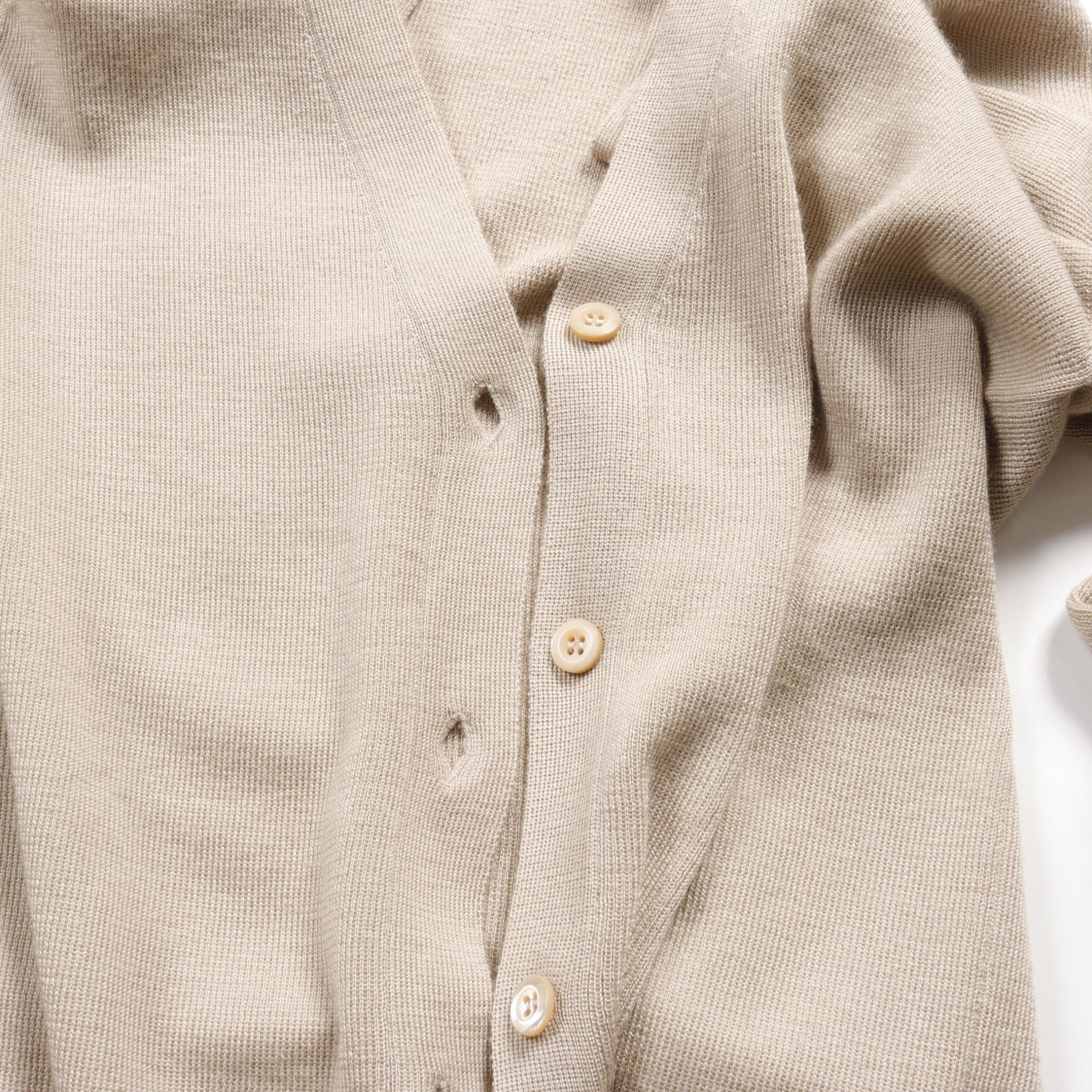 Prada Prada Cardigan V-Neck Cashmere Silk Beige Size ONE SIZE - 8 Thumbnail