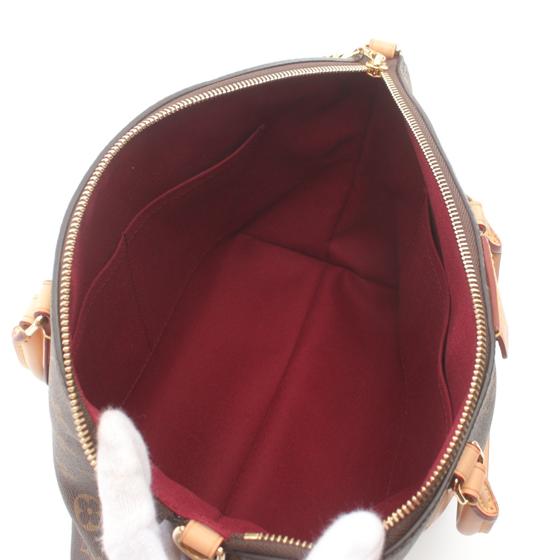 Louis Vuitton Louis Vuitton Boesi Nm Pm Monogram Handbag Leather Brown Size ONE SIZE - 3 Thumbnail