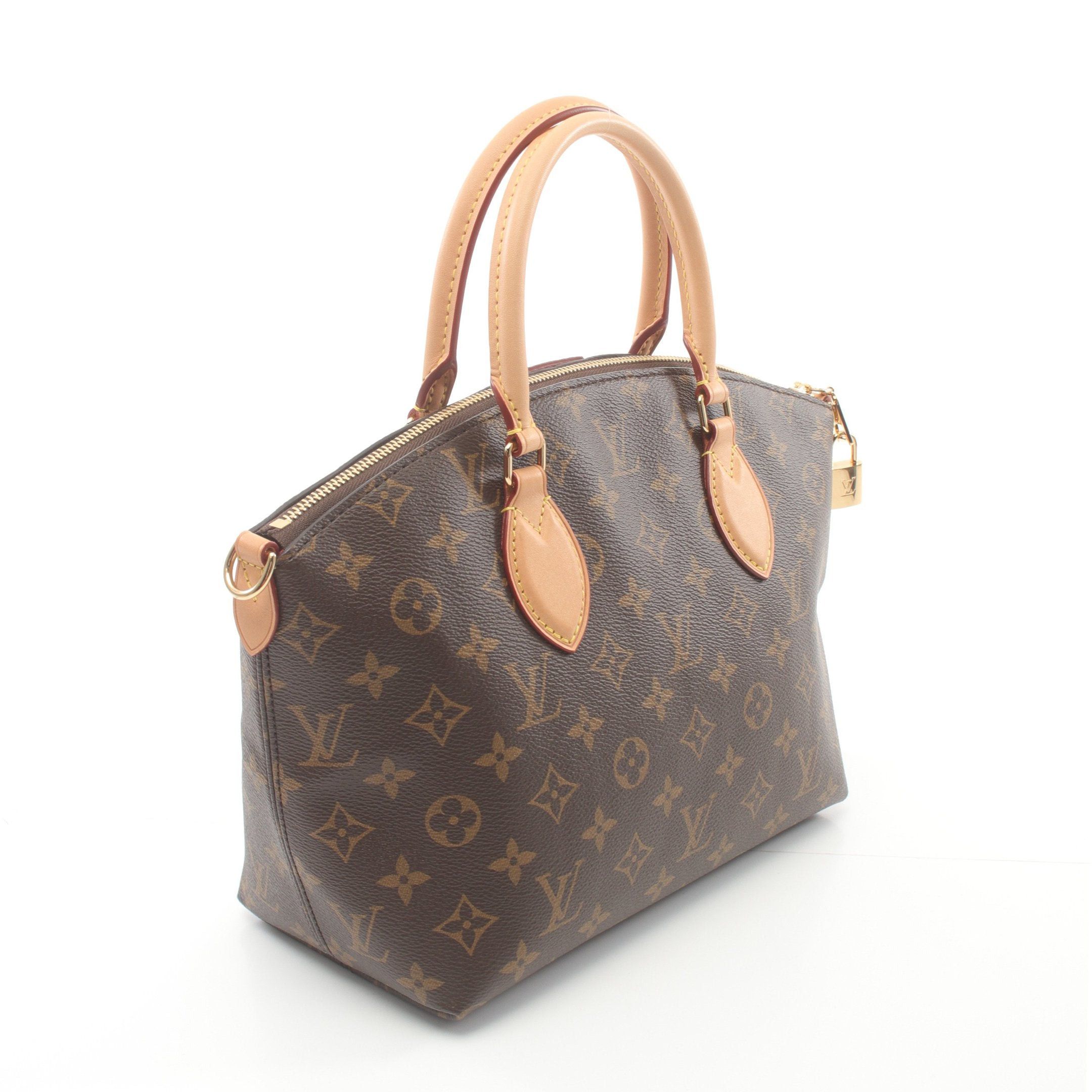 Louis Vuitton Louis Vuitton Boesi Nm Pm Monogram Handbag Leather Brown Size ONE SIZE - 2 Thumbnail