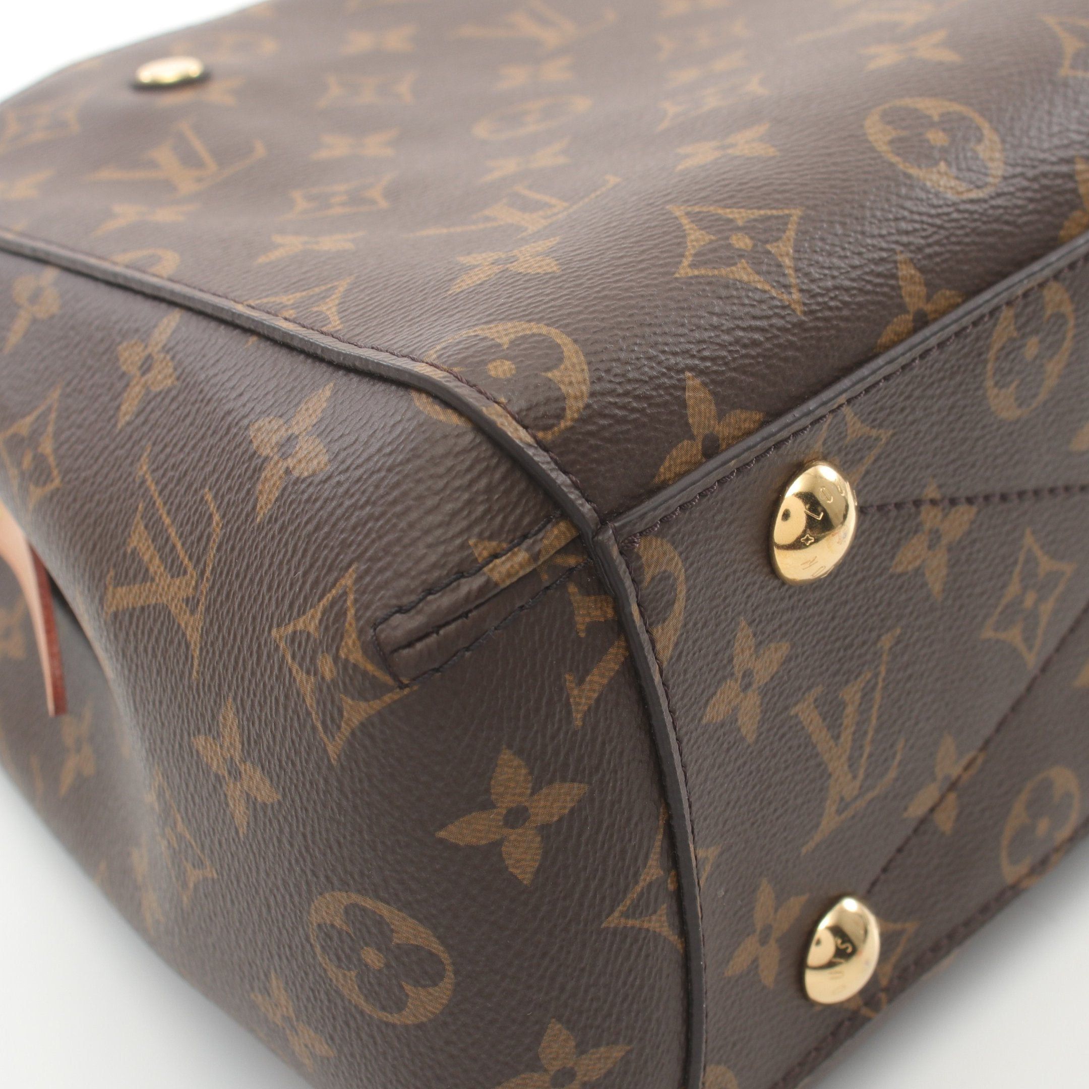 Louis Vuitton Louis Vuitton Montaigne Bb Monogram Handbag Leather Brown Size ONE SIZE - 6 Thumbnail