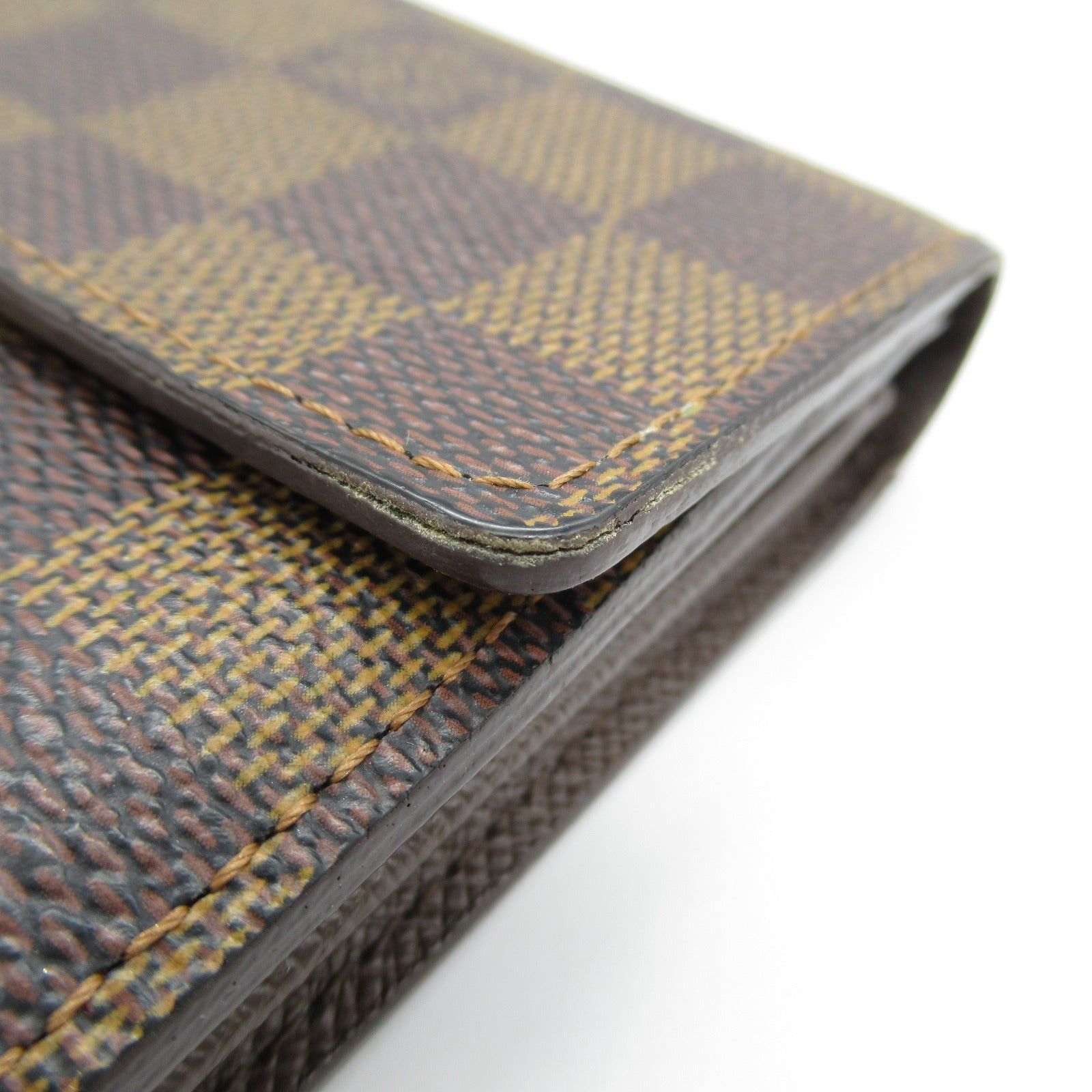 Louis Vuitton Louis Vuitton Portefeuil Sara Bi-Fold Wallet Coated Canvas Damier Brown Ebene Size ONE SIZE - 12 Thumbnail