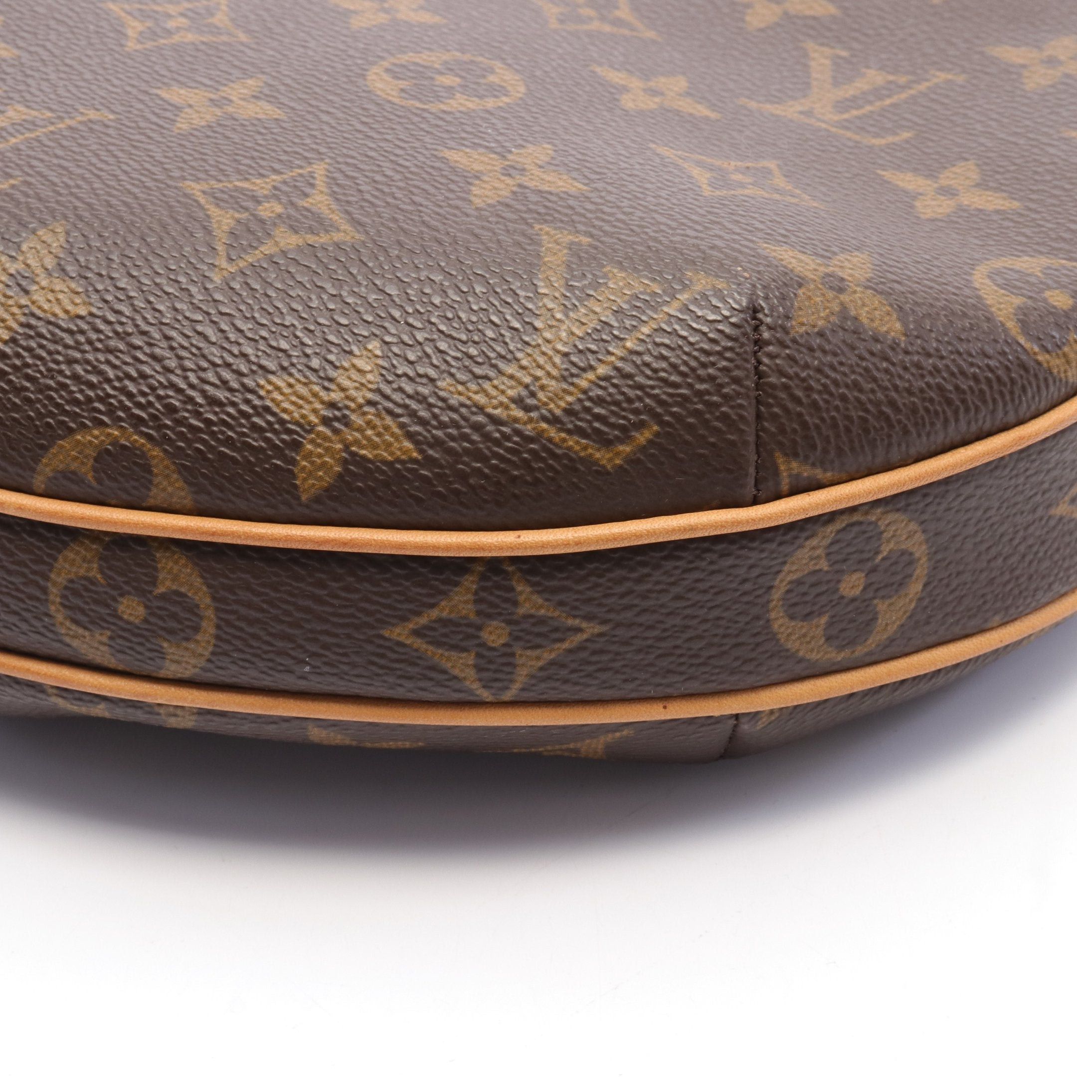 Louis Vuitton Louis Vuitton Pochette Croissant Monogram Shoulder Bag Leather Brown Size ONE SIZE - 9 Thumbnail