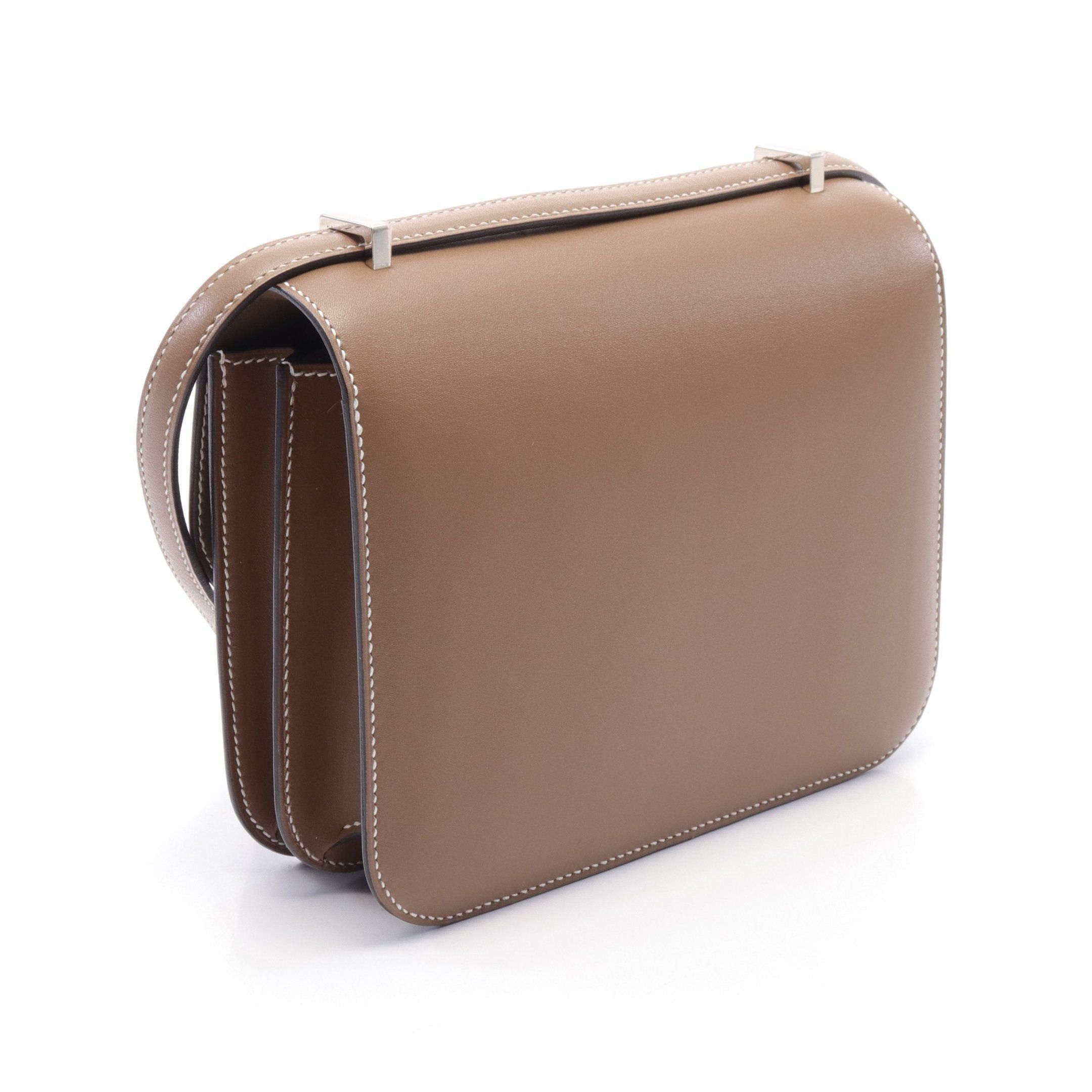 Hermes Hermes Constance 3 Mini Etoupe Shoulder Bag Box Calf Gray Brown Silver Hardware D Stamp Size ONE SIZE - 2 Thumbnail