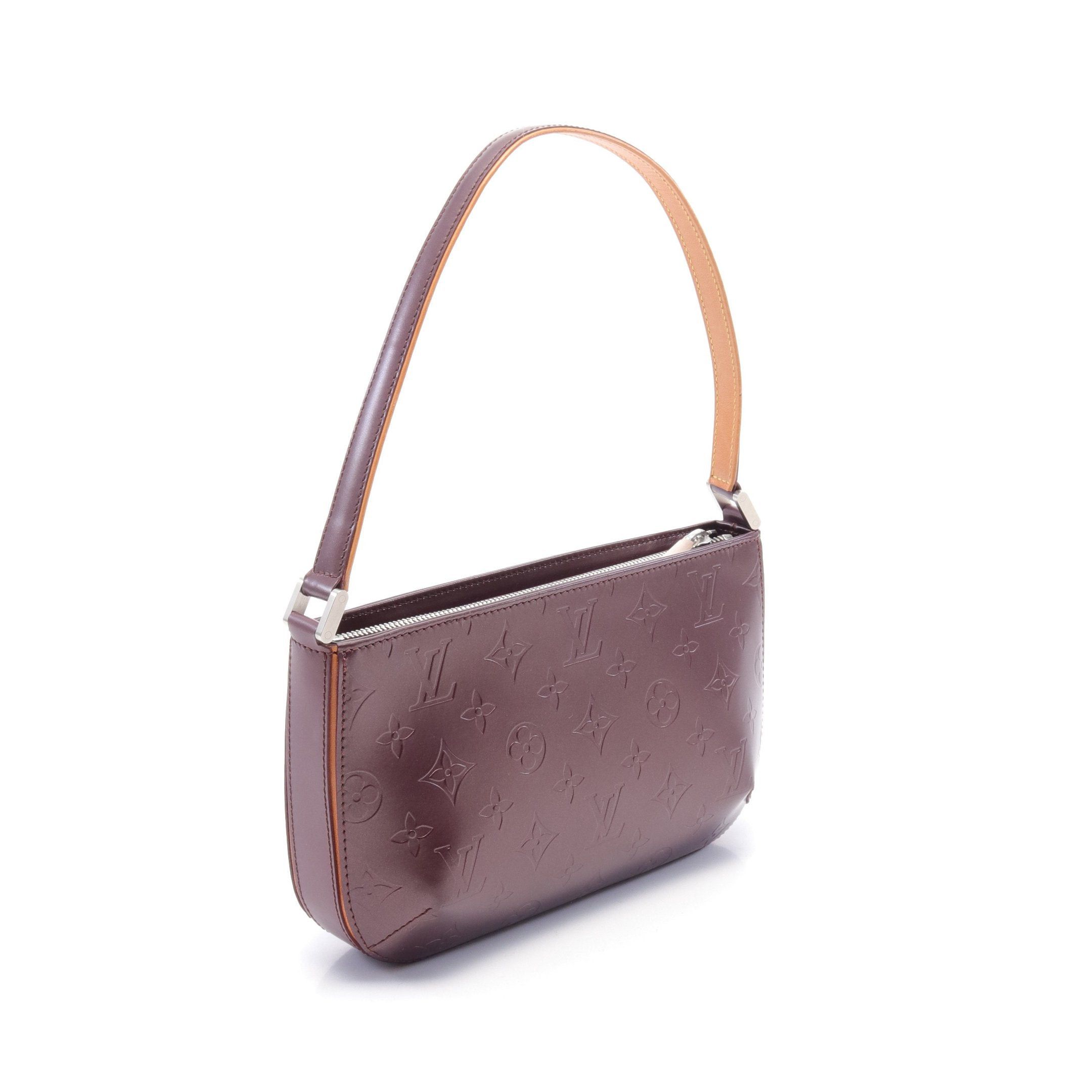 Louis Vuitton Louis Vuitton Fowler Monogram Mat Violet Handbag Leather Purple Size ONE SIZE - 2 Thumbnail