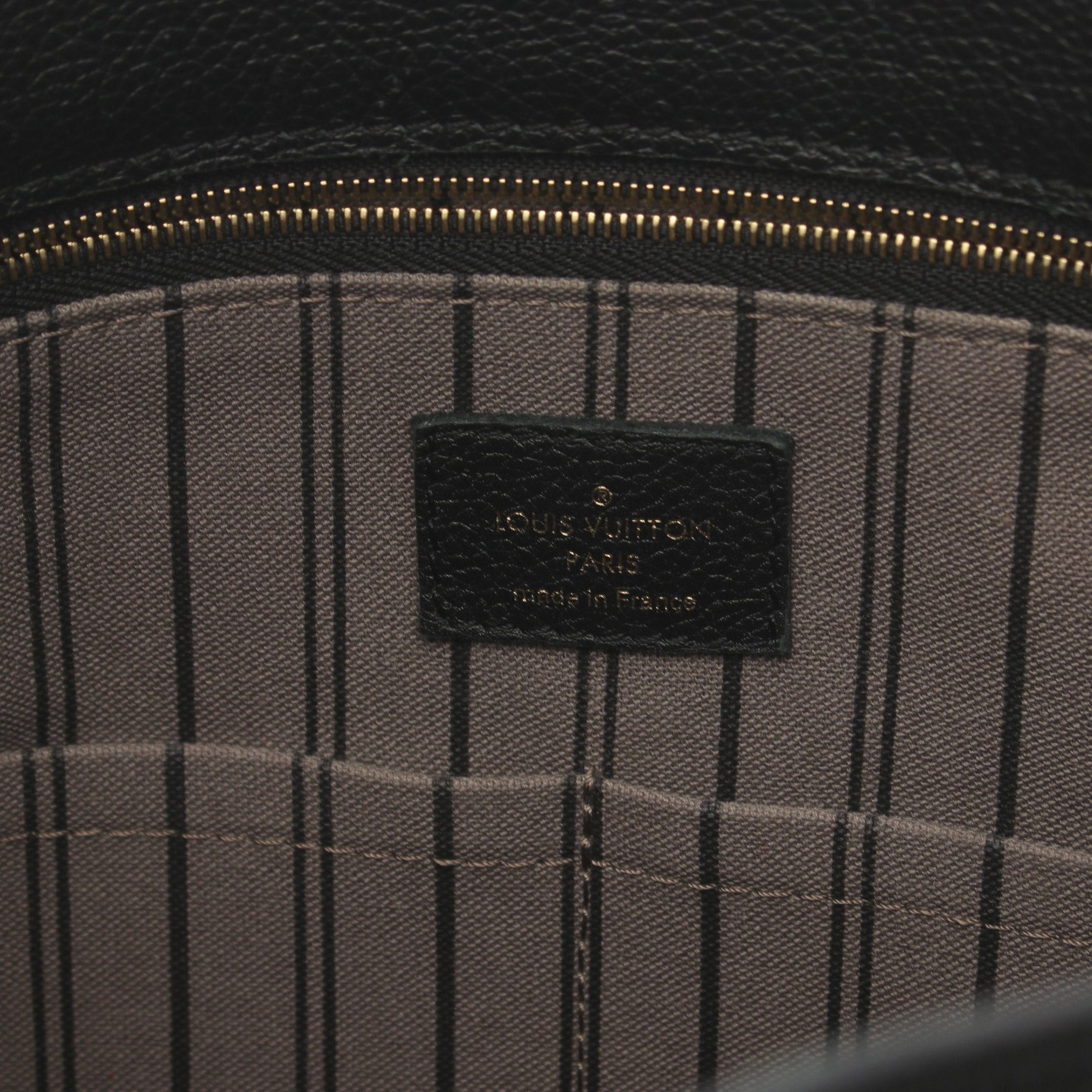 Louis Vuitton Louis Vuitton Spontini Monogram Empreinte Noir Handbag Leather Black Size ONE SIZE - 4 Thumbnail