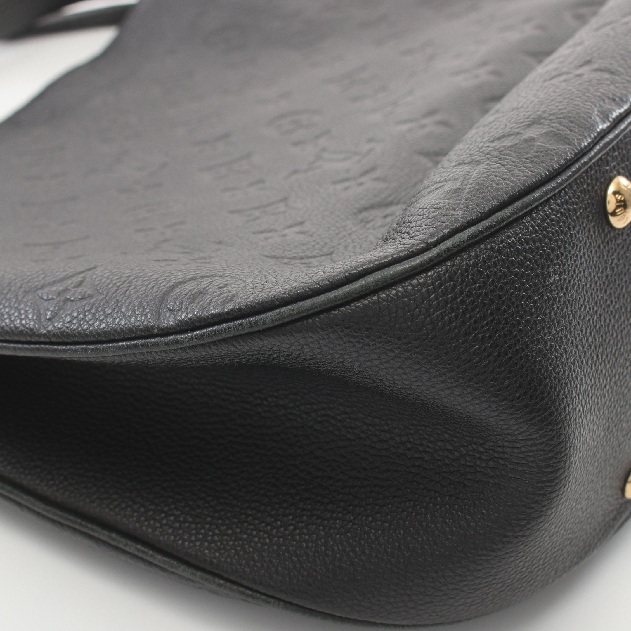 Louis Vuitton Louis Vuitton Spontini Monogram Empreinte Noir Handbag Leather Black Size ONE SIZE - 7 Thumbnail